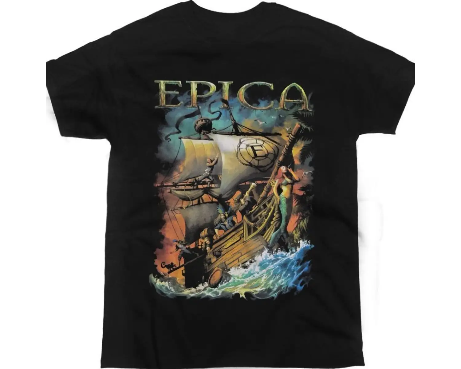 EPICA 70000 TONS OF METAL NEW BLACK T-SHIRT