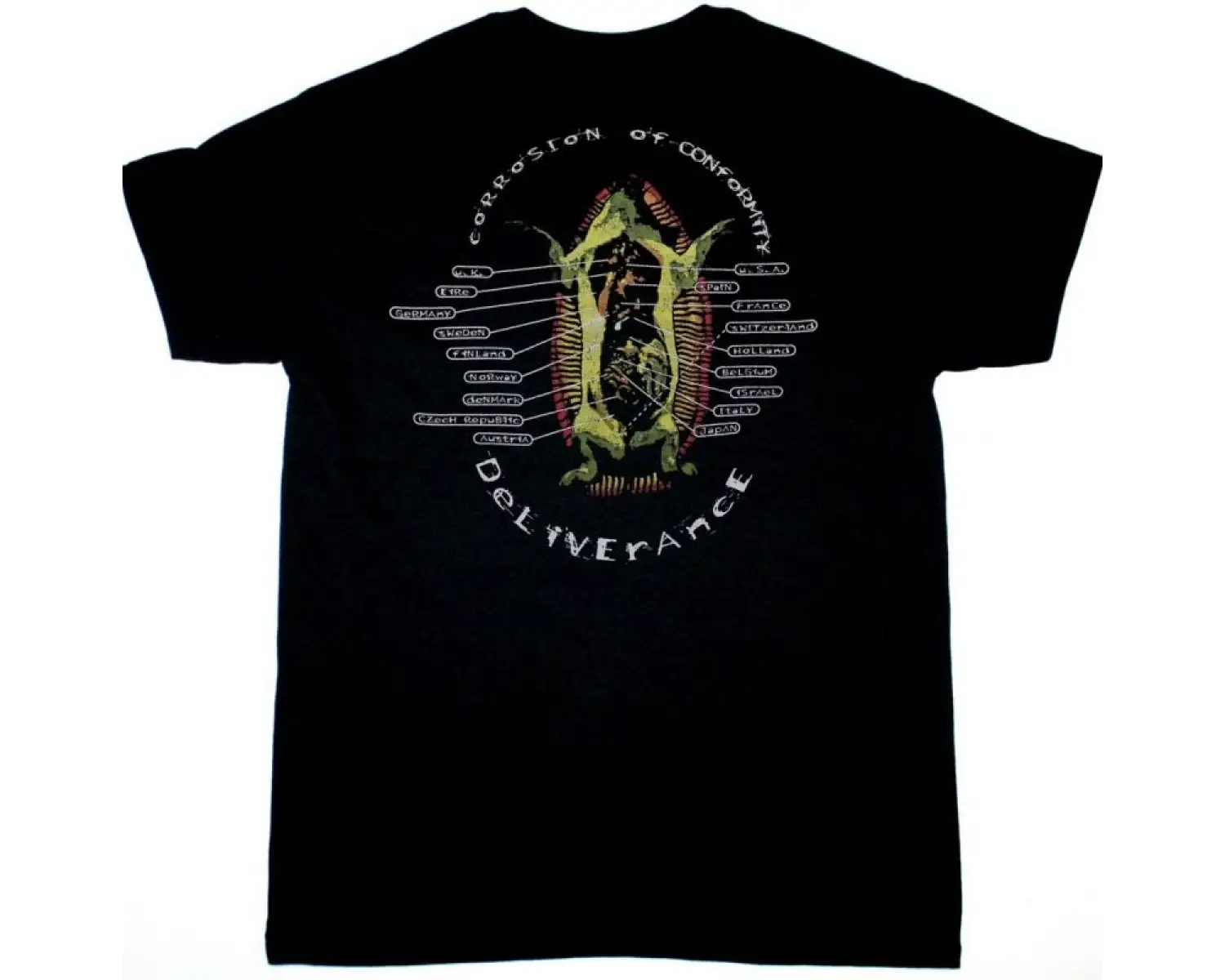 ERASURE THE INNOCENTS NEW WHITE T SHIRT ÖN VE ARAKA BASKILI