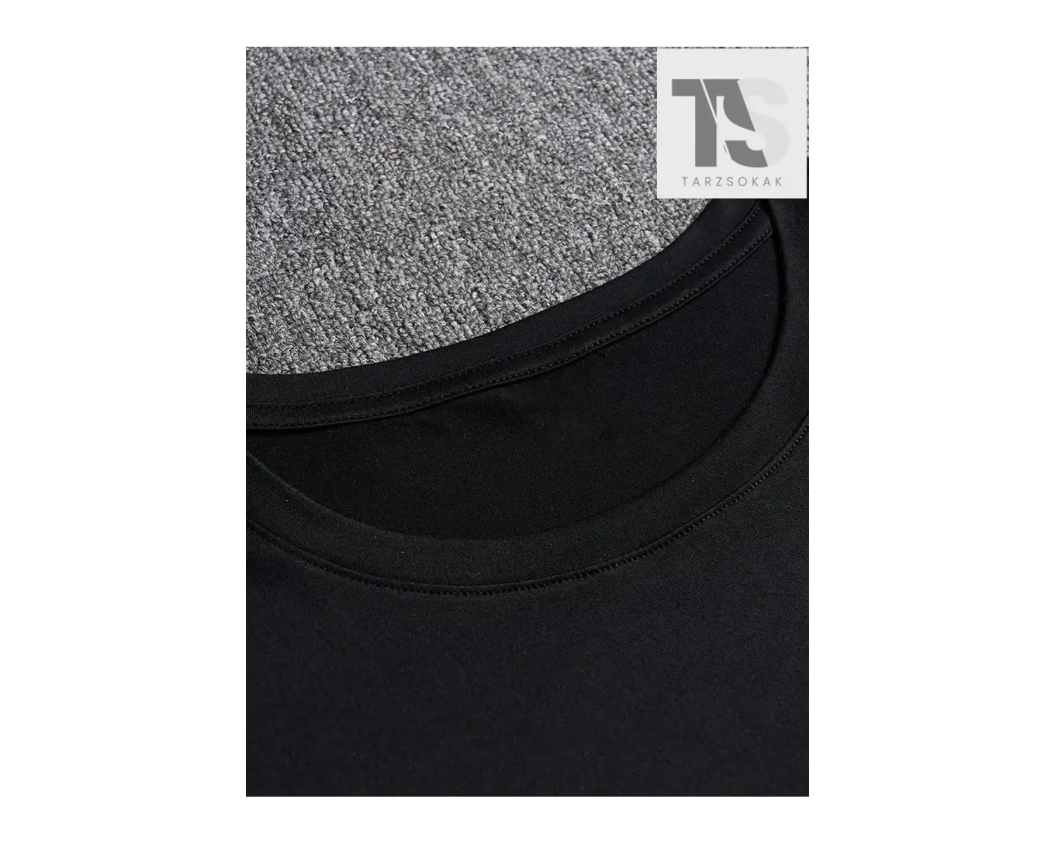 Erkek Araba Ve Dalga Desenli Yuvarlak Yaka Tişört