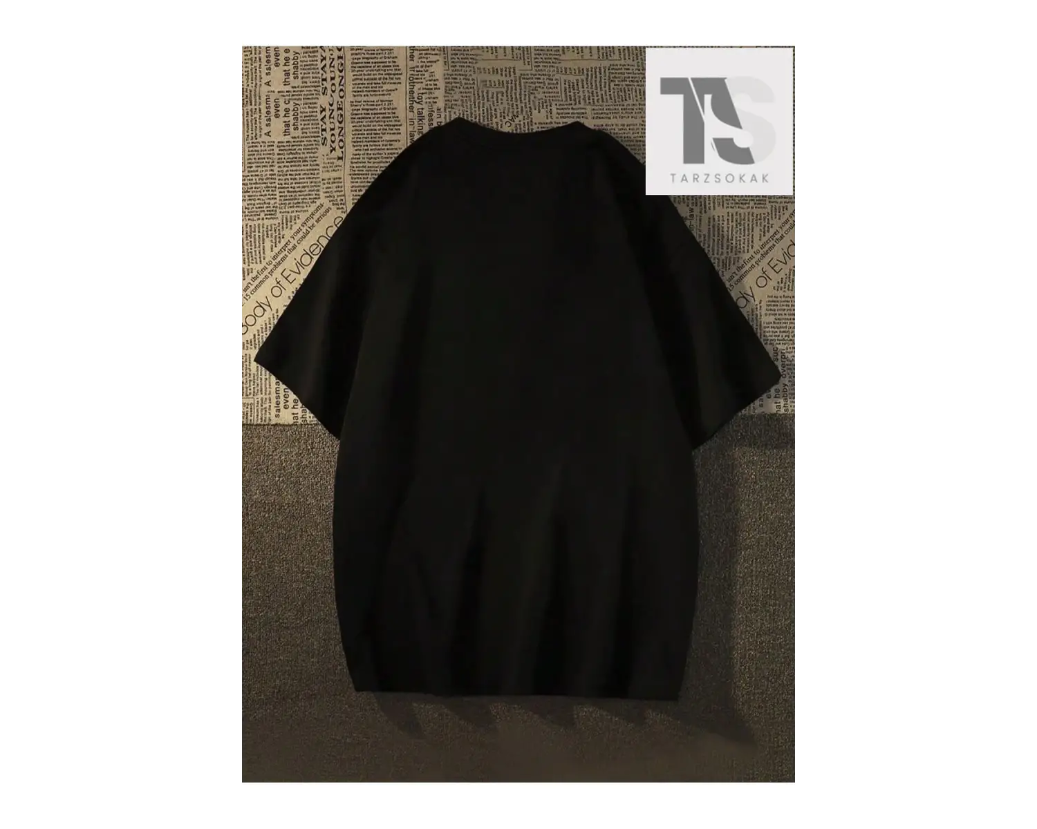 Erkek Çiçek & Slogan Grafikli Tişört