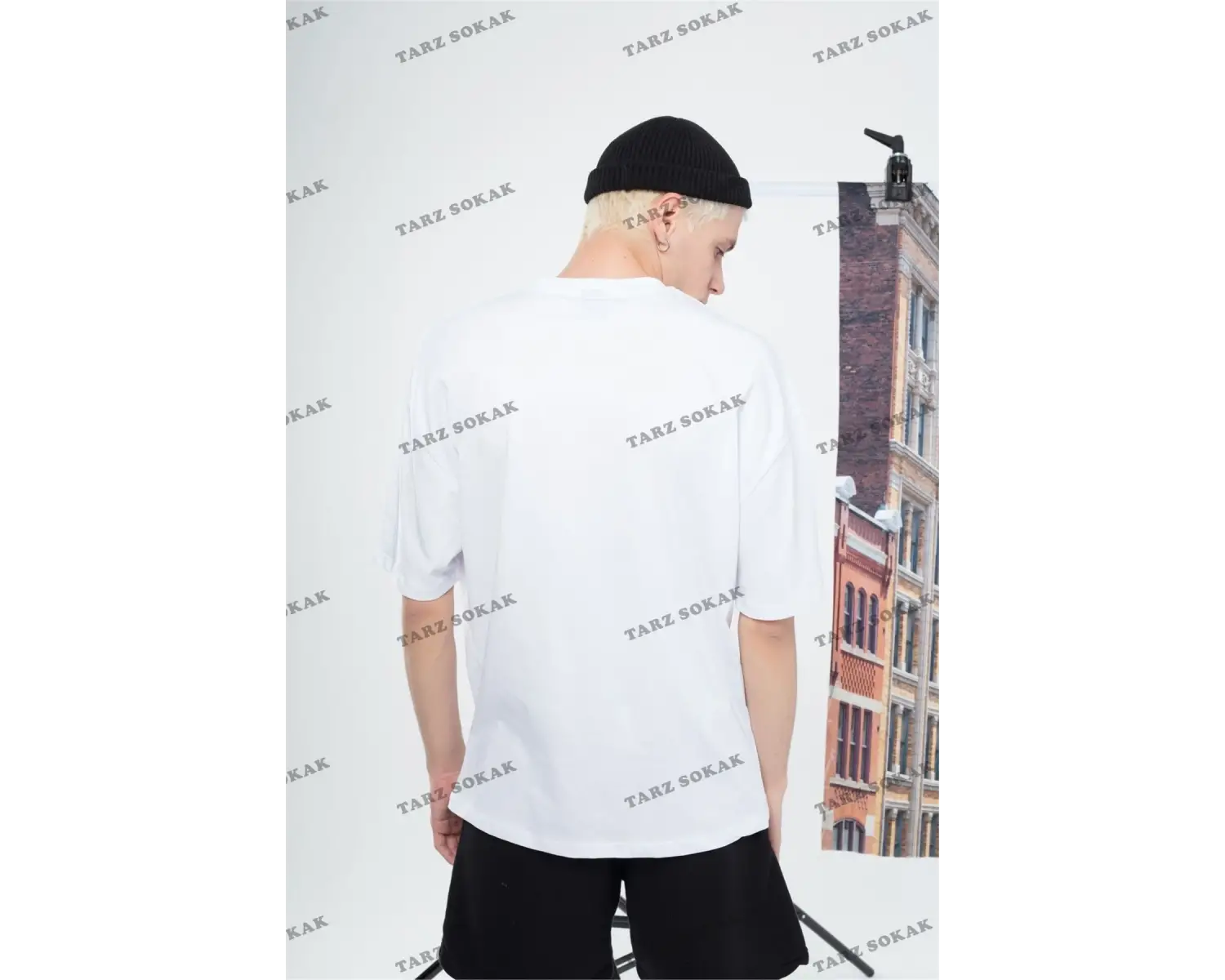 Erkek Drew Yazı Tshirt