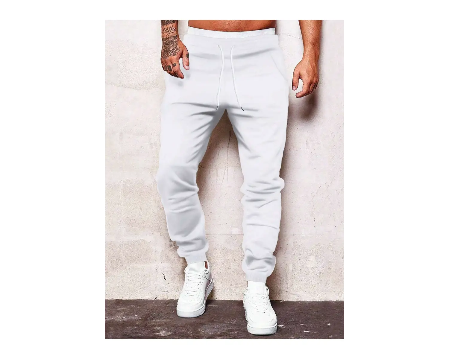 Erkek Elastik Bel İpli Jogger Pantolon