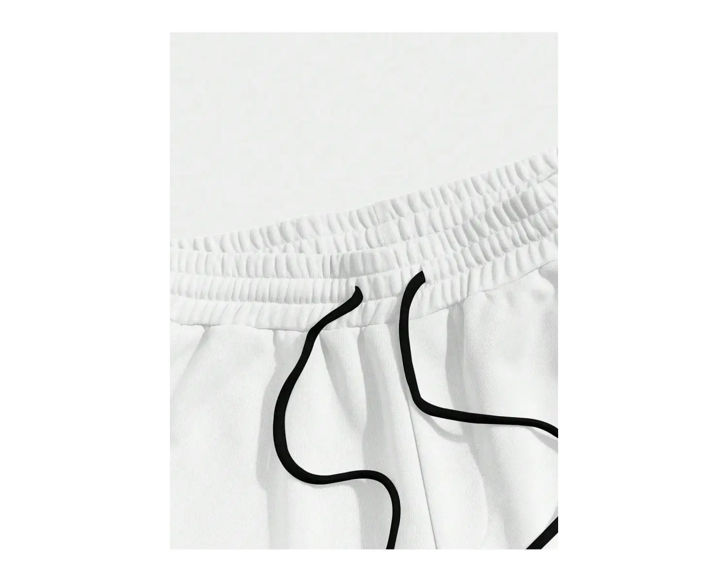 Erkek Günlük Seyahat Kısa Kollu Yuvarlak Yaka Tişört ve Şort Takımı