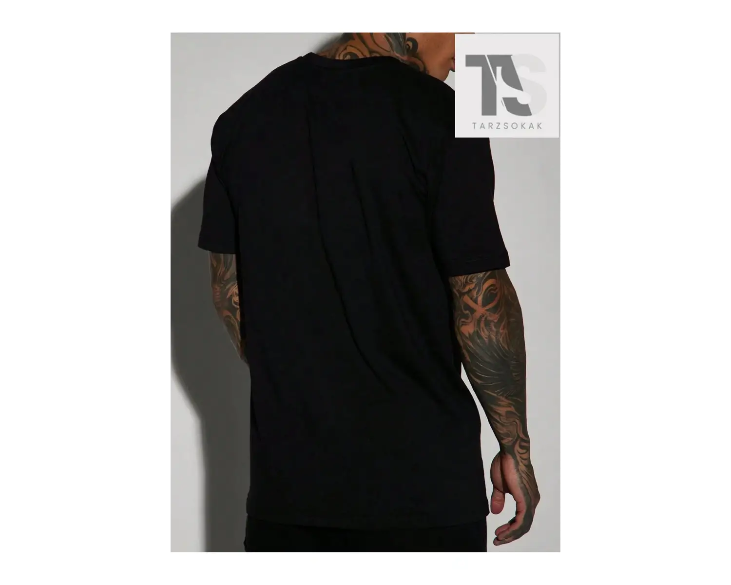 Erkek Kafatası Desenli Kısa Kollu Tişört