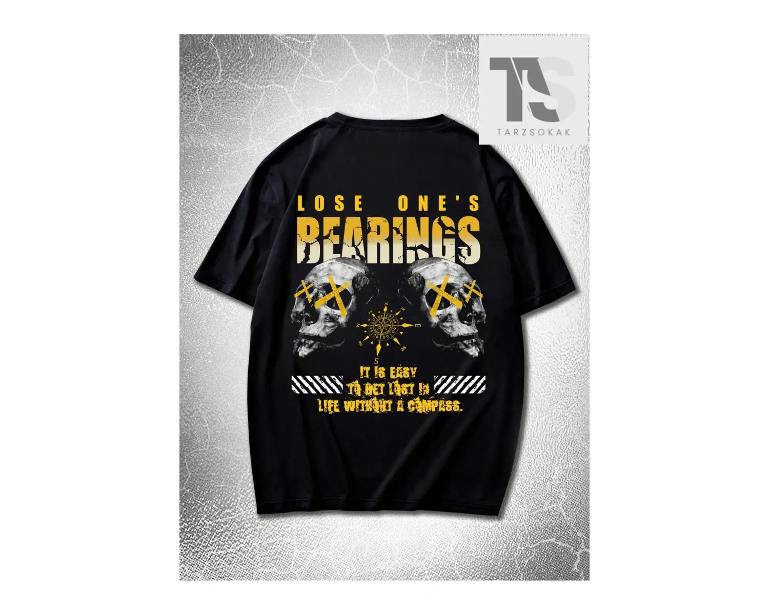 Erkek Karakter Baskılı Yuvarlak Yaka Kısa Kollu Tişört