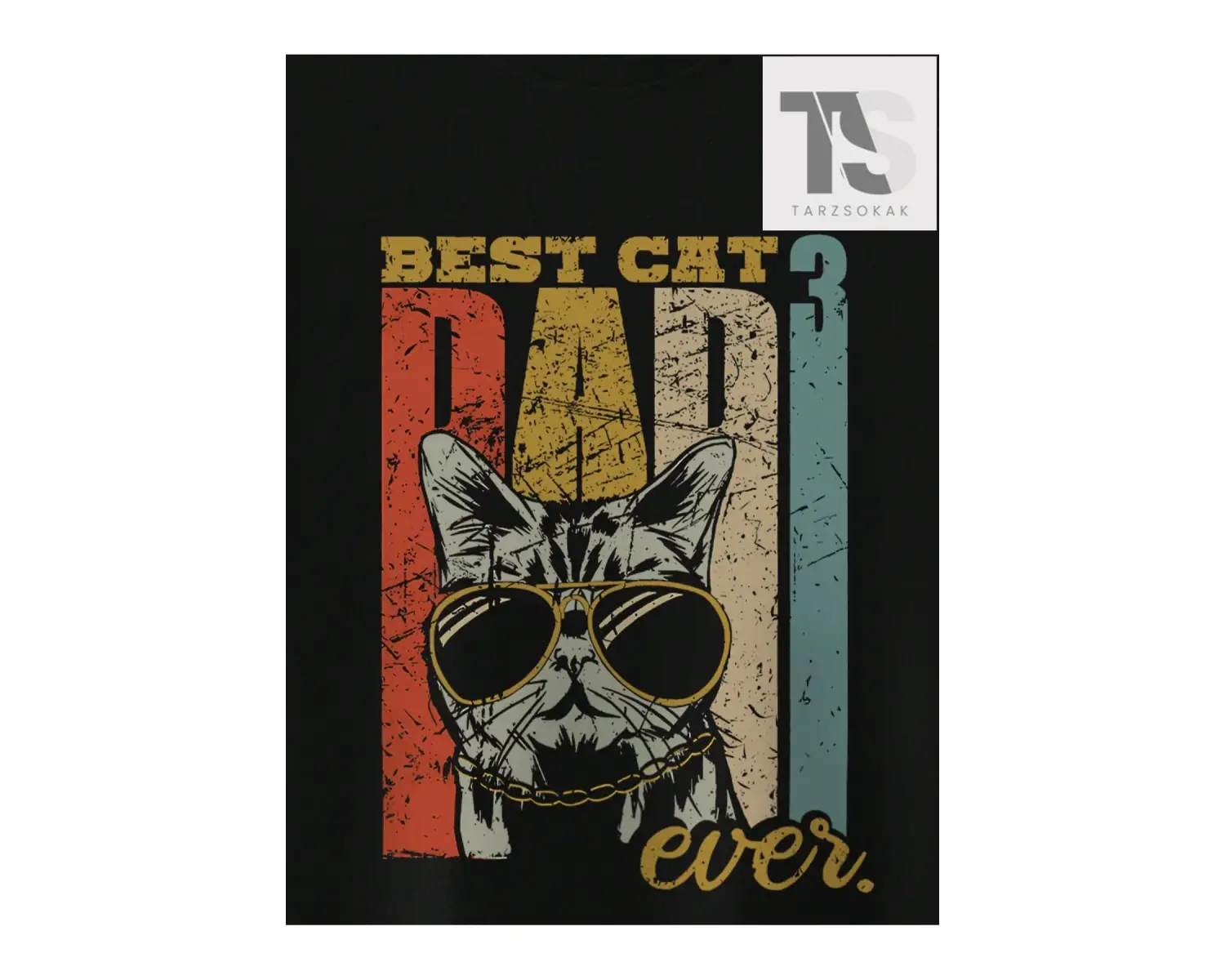 Erkek Karikatür Mektup Baskılı Tişört