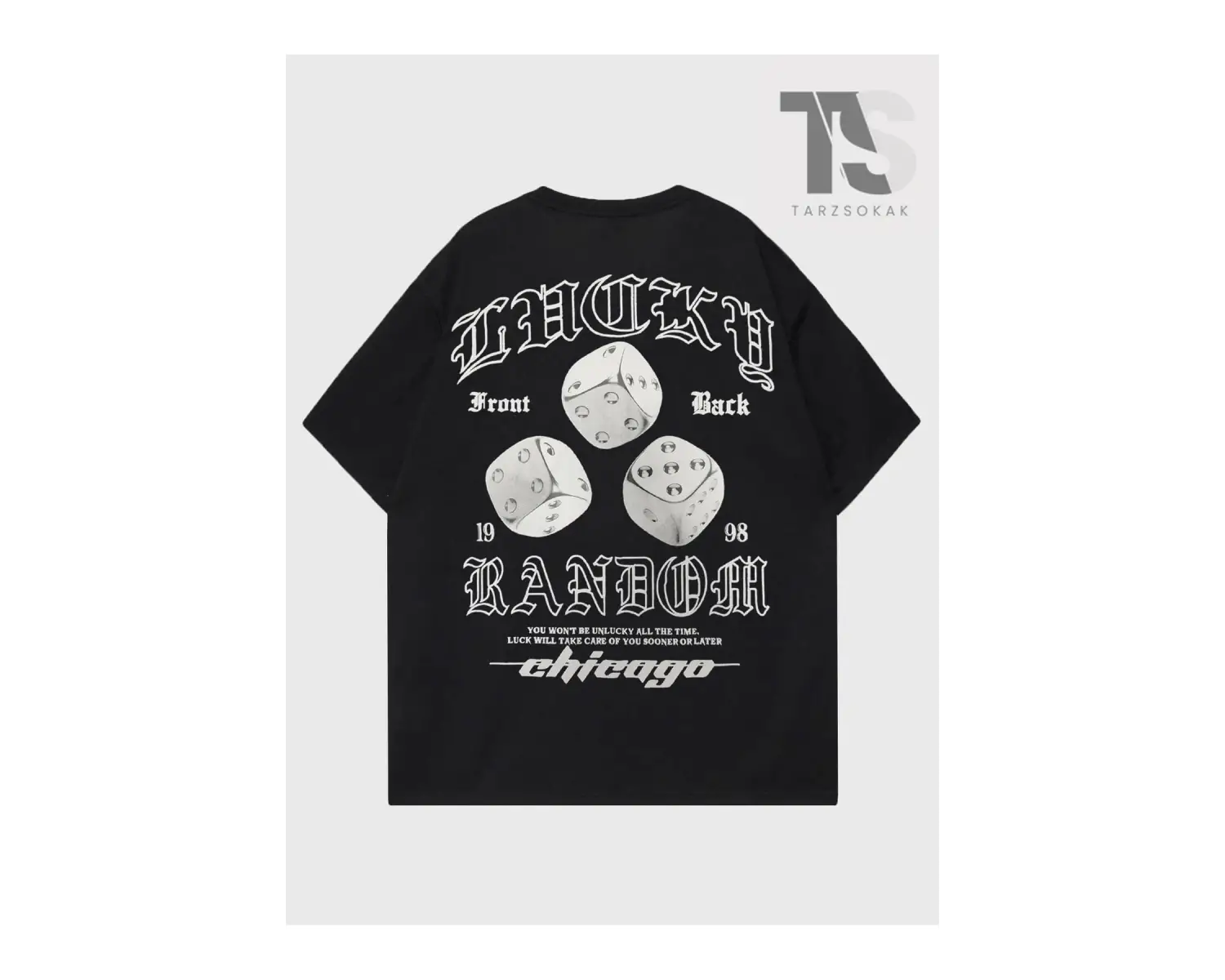 Erkek Katı Yuvarlak Yaka Tişört