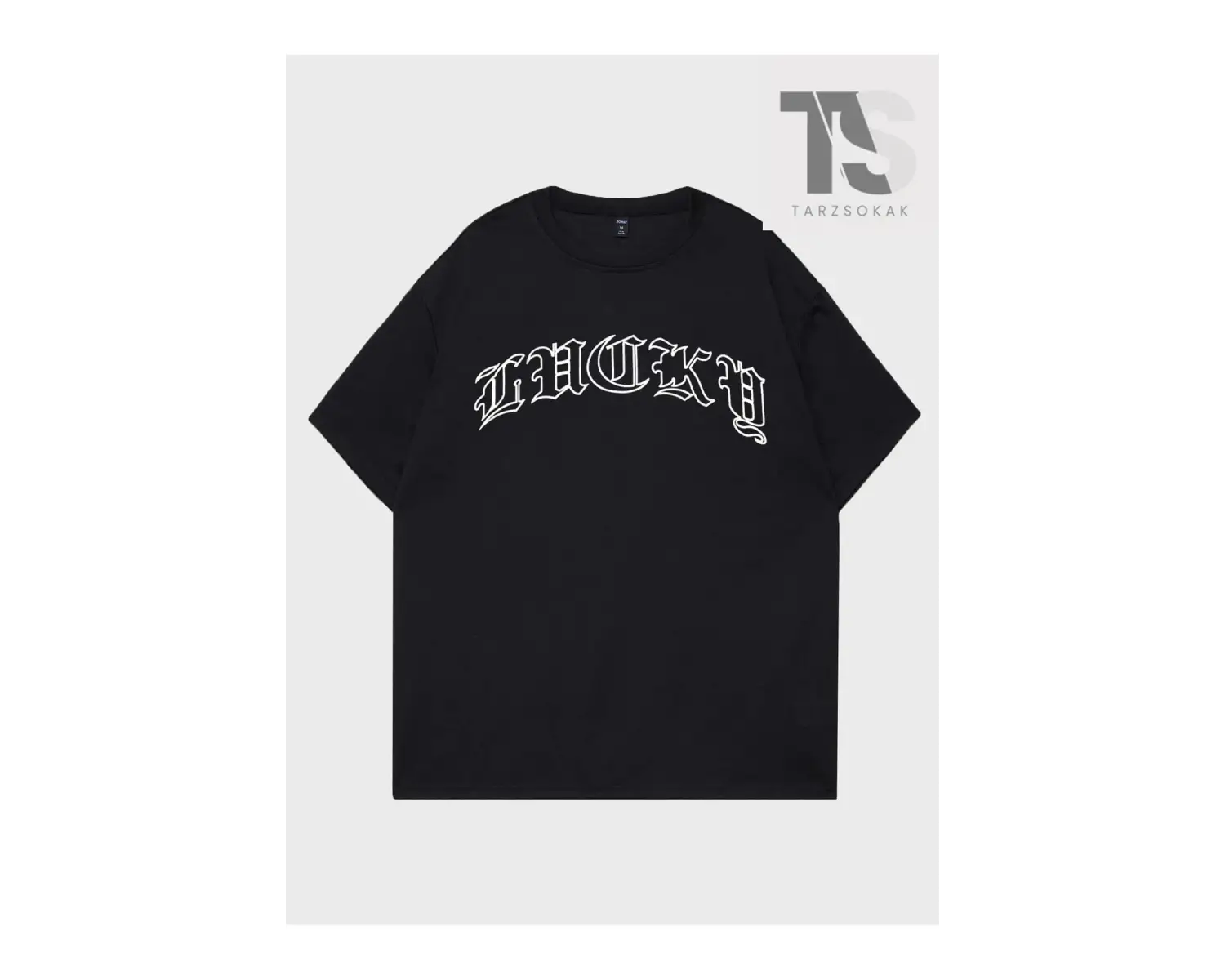 Erkek Katı Yuvarlak Yaka Tişört