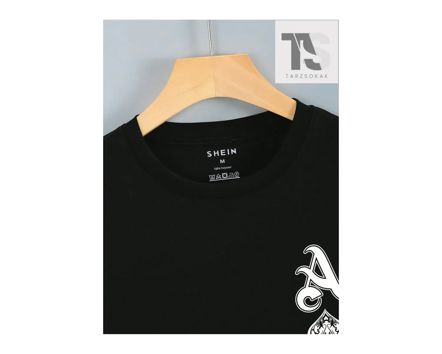 Erkek Mektup Grafikli Tişört