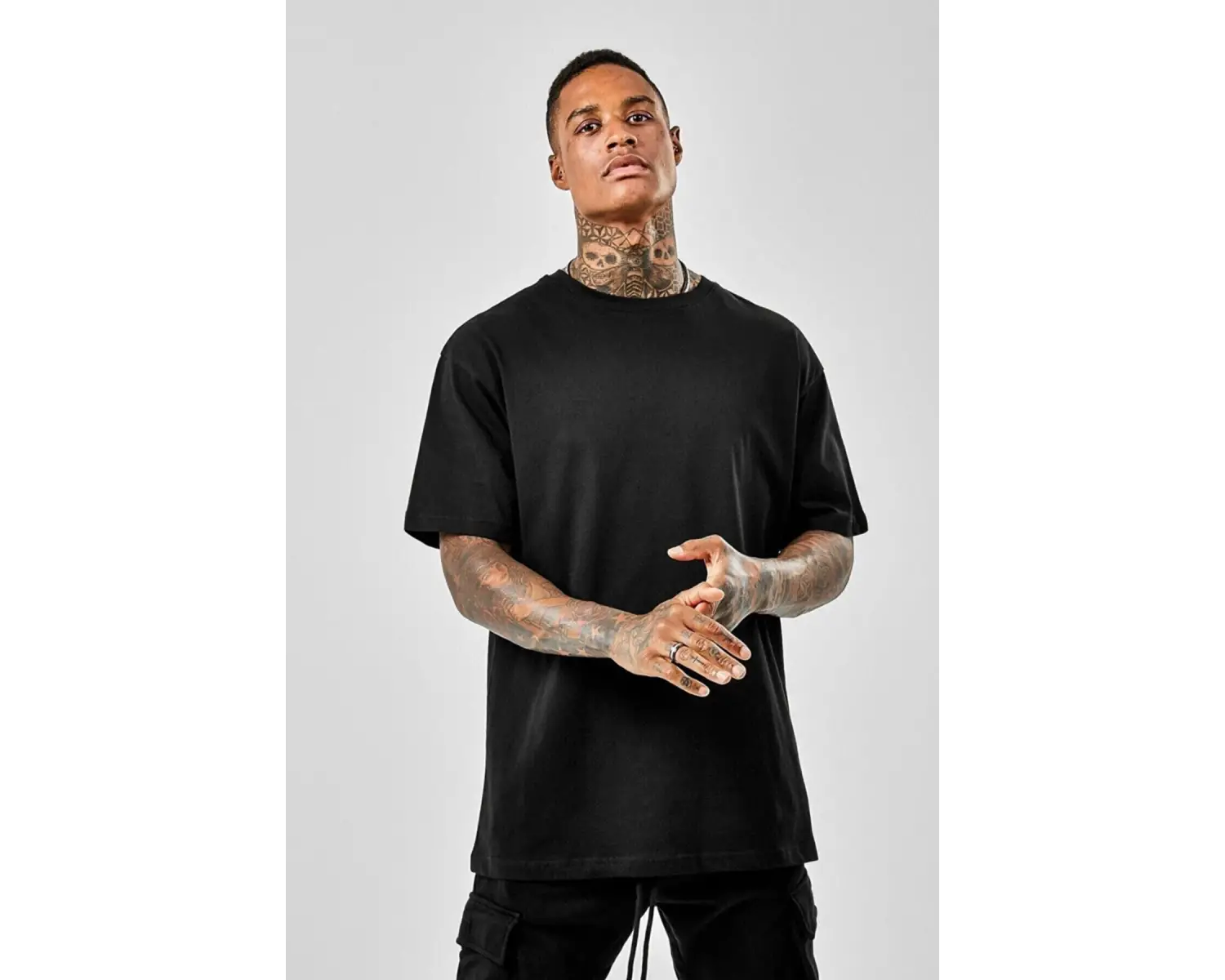 Erkek Oversize Beyaz Tshirt