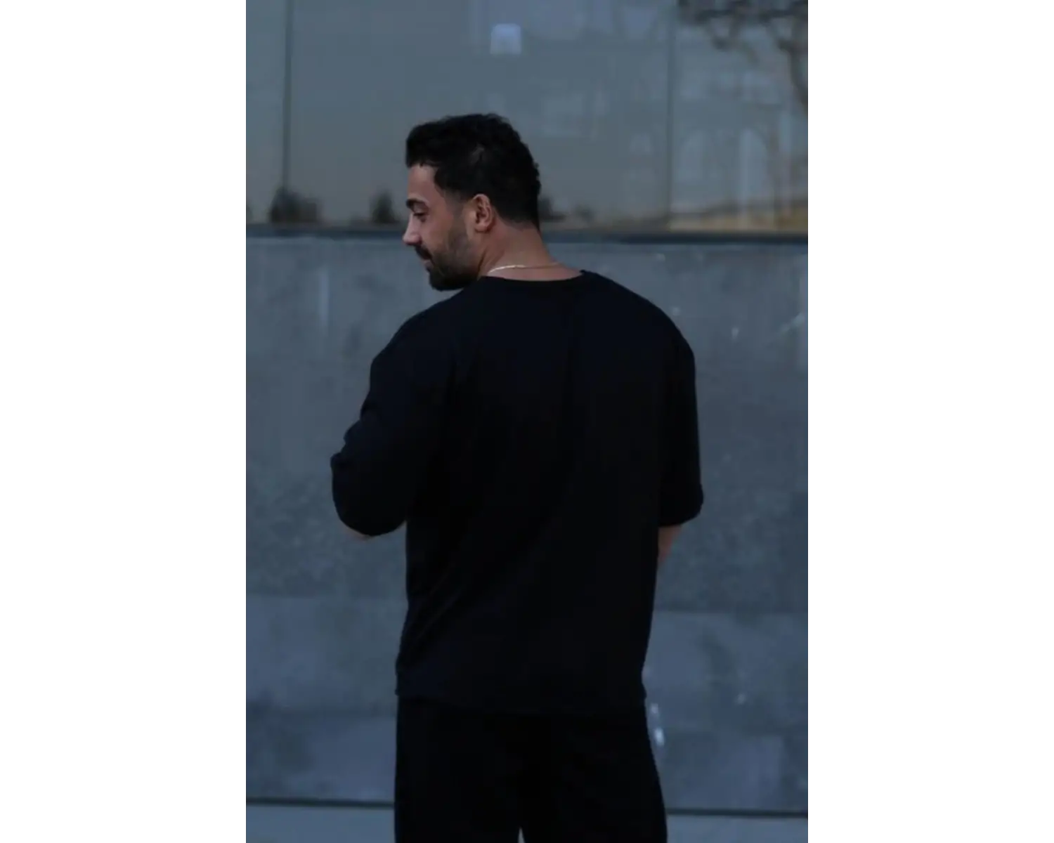 Erkek Oversize Pamuklu Nefes Alan