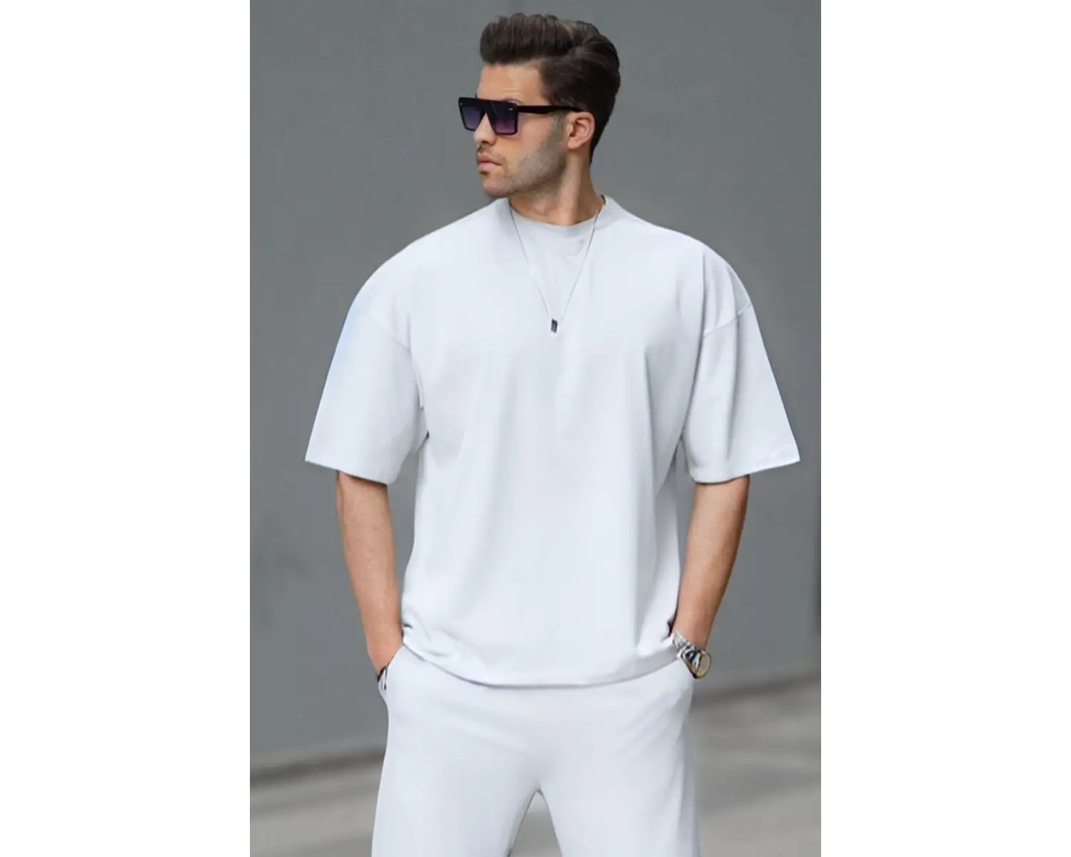 Erkek Oversize Penye Nefes Alan