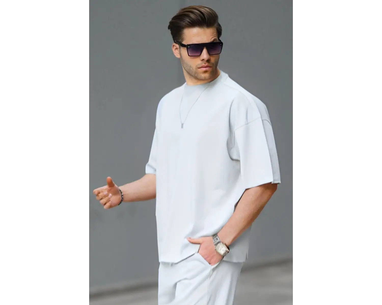 Erkek Oversize Penye Nefes Alan