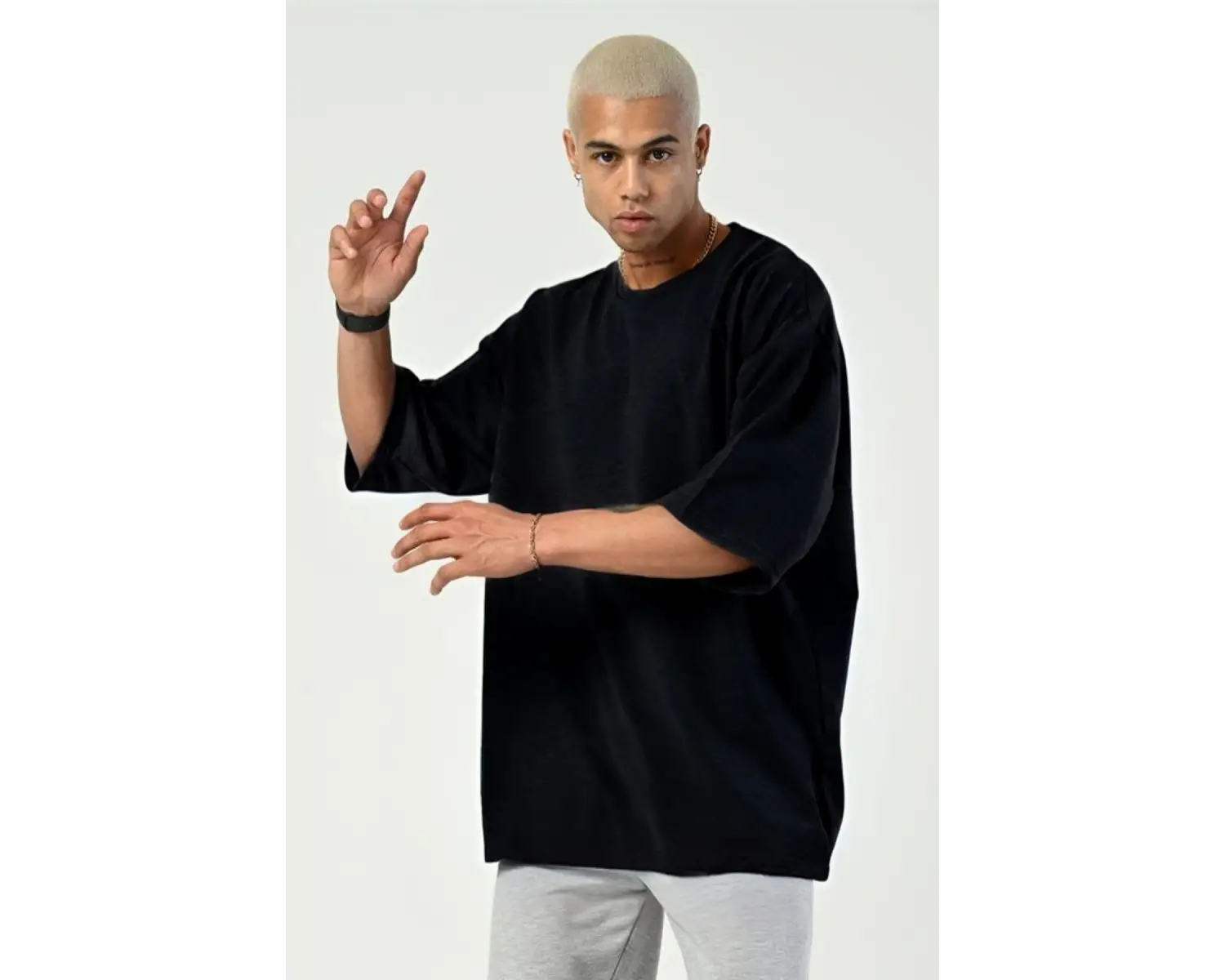 Erkek Oversize Penye Nefes Alan