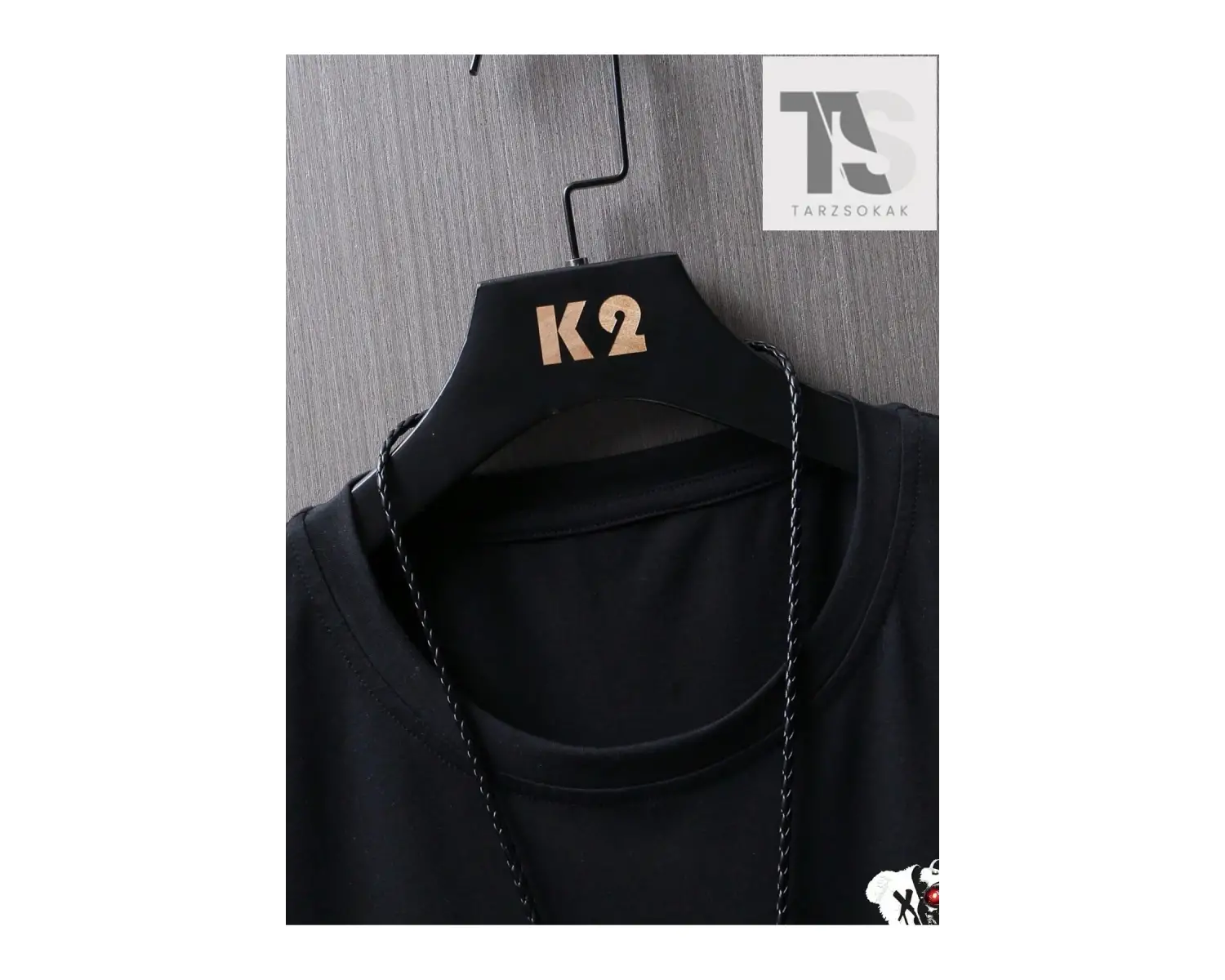 Erkek Pamuk Ayı ve Mektup Grafikli Tişört