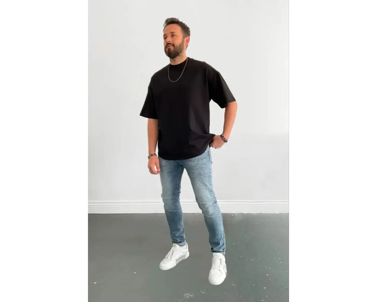 ERKEK PENYE YAZLIK OVERSİZE KISA KOLLU NEFES ALAN