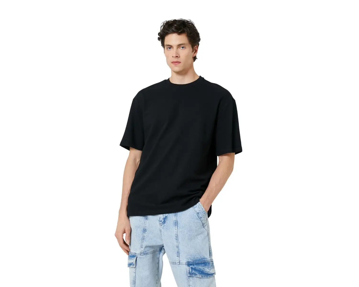 Erkek Rahat Kısa Kollu Oversize