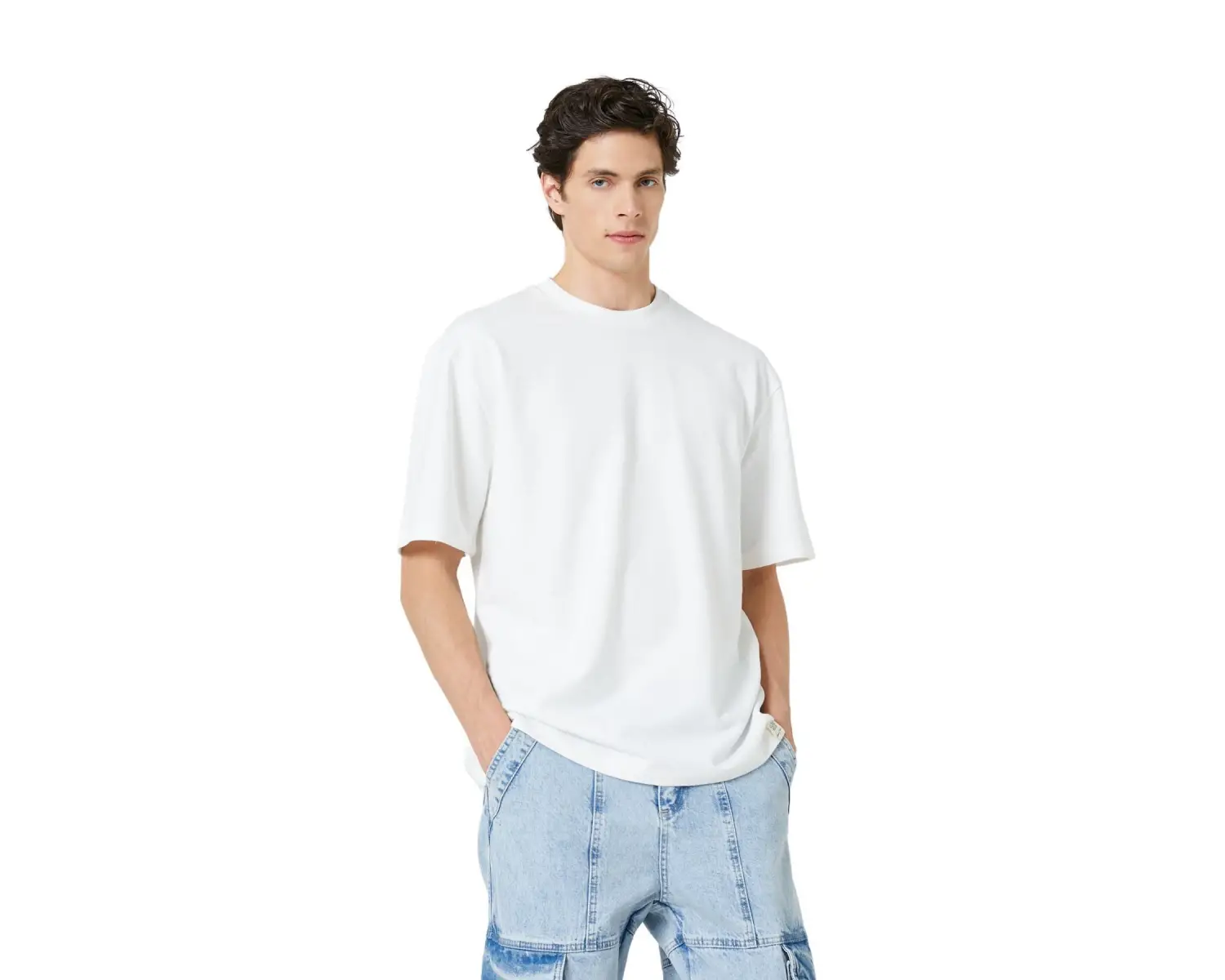 Erkek Rahat Kısa Kollu Oversize