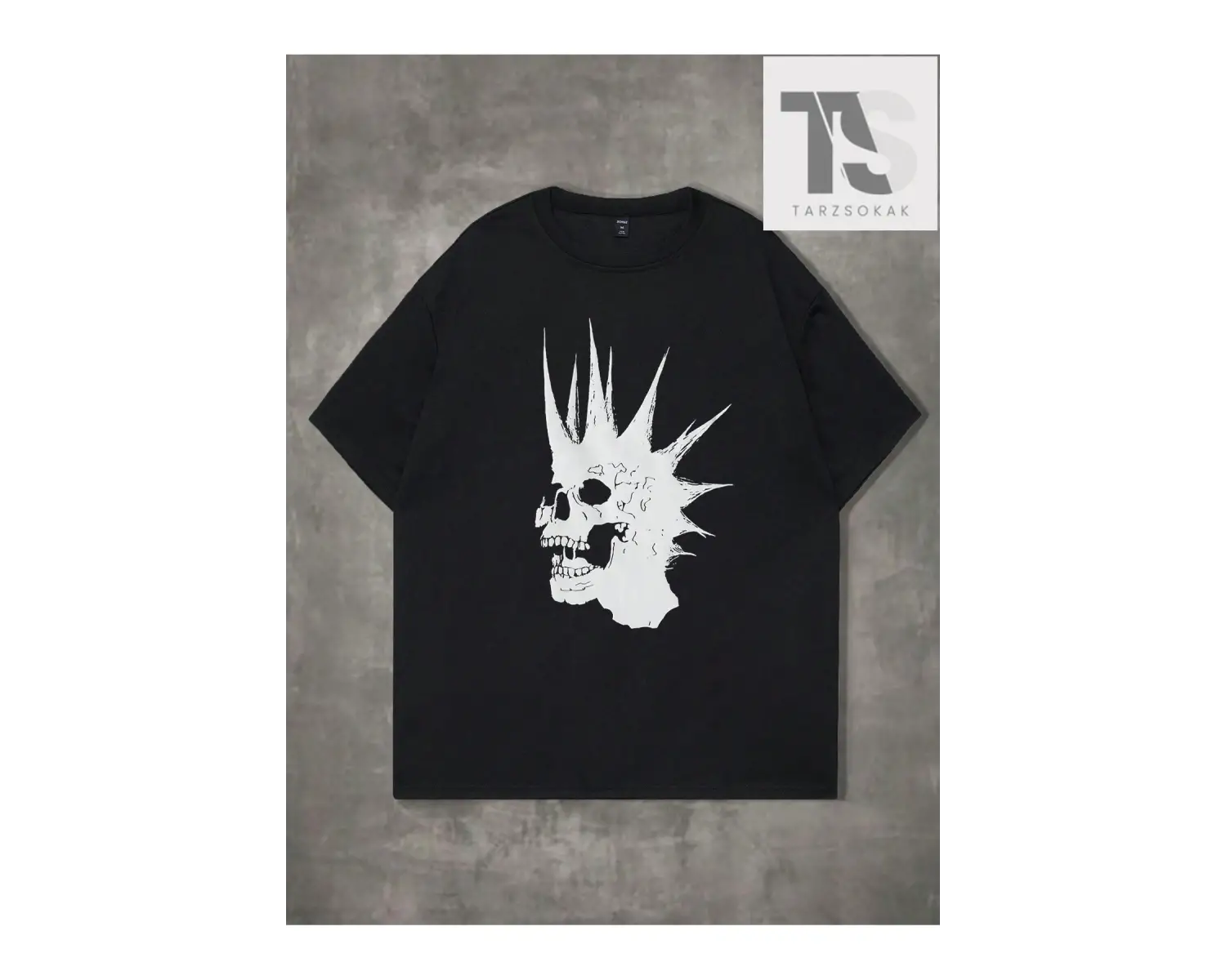 Erkek Sırt Baskılı Kısa Kollu Tişört