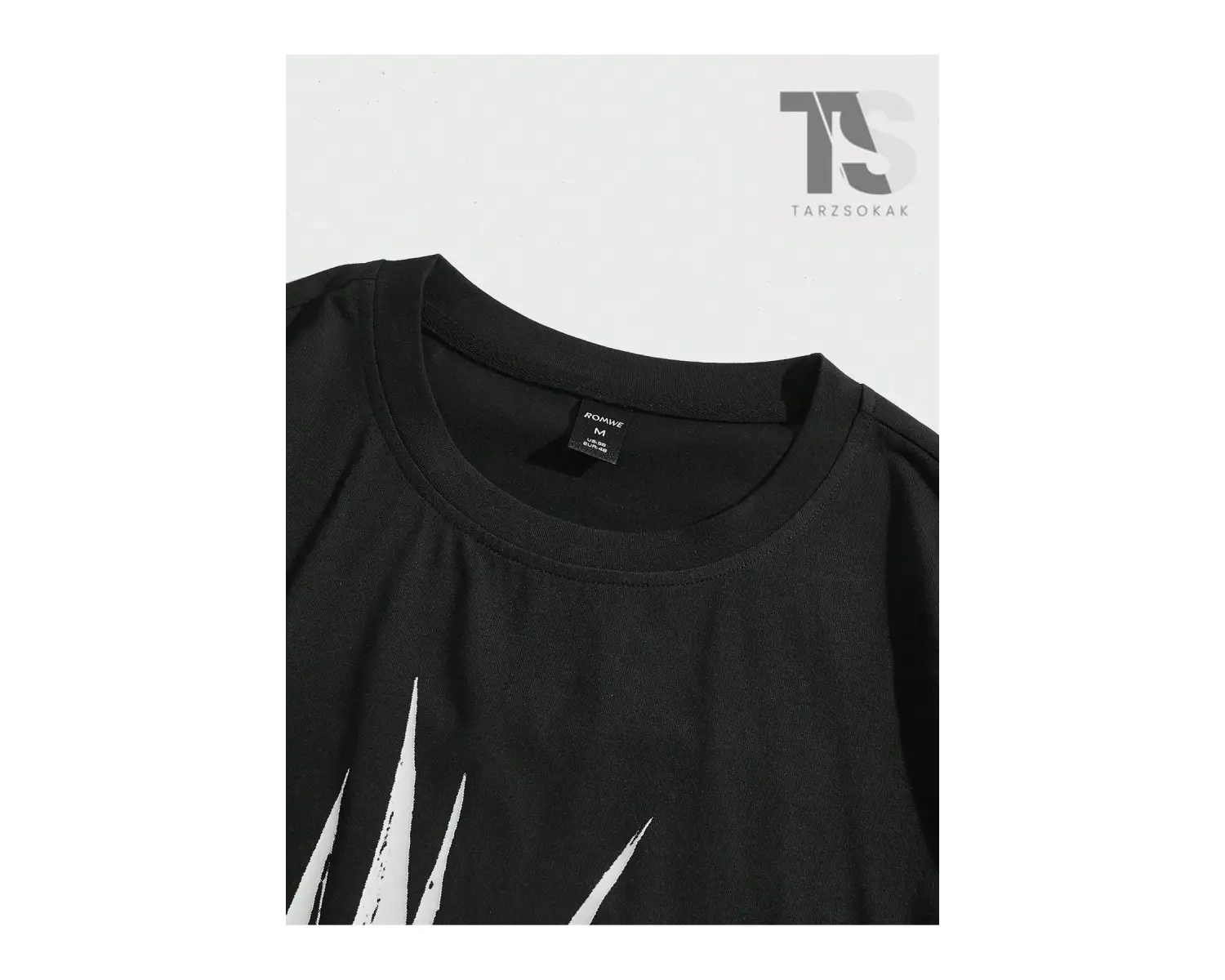 Erkek Sırt Baskılı Kısa Kollu Tişört