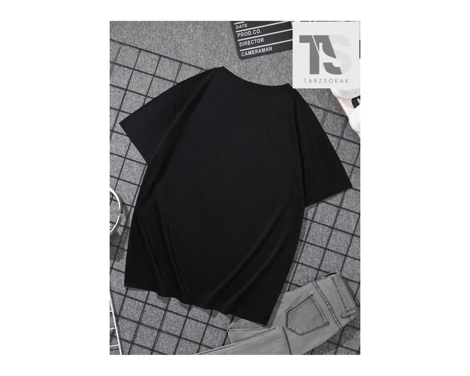 Erkek Slogan Baskılı Kısa Kollu Tişört