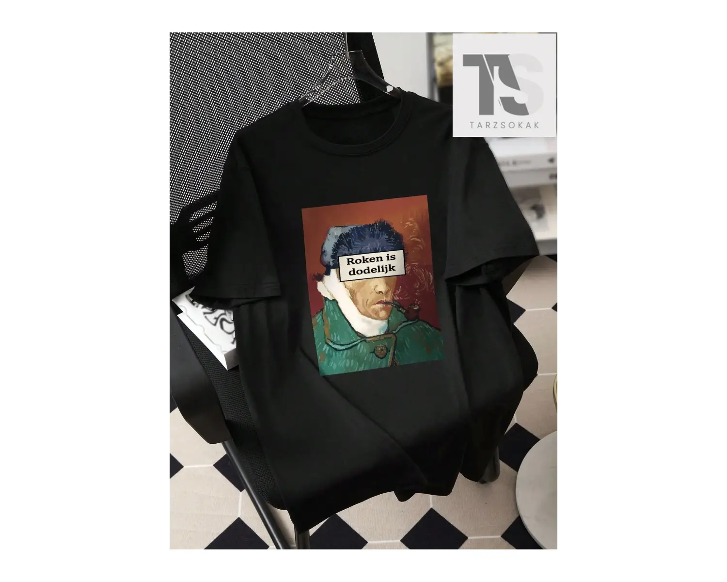 Erkek Slogan Baskılı Tişört