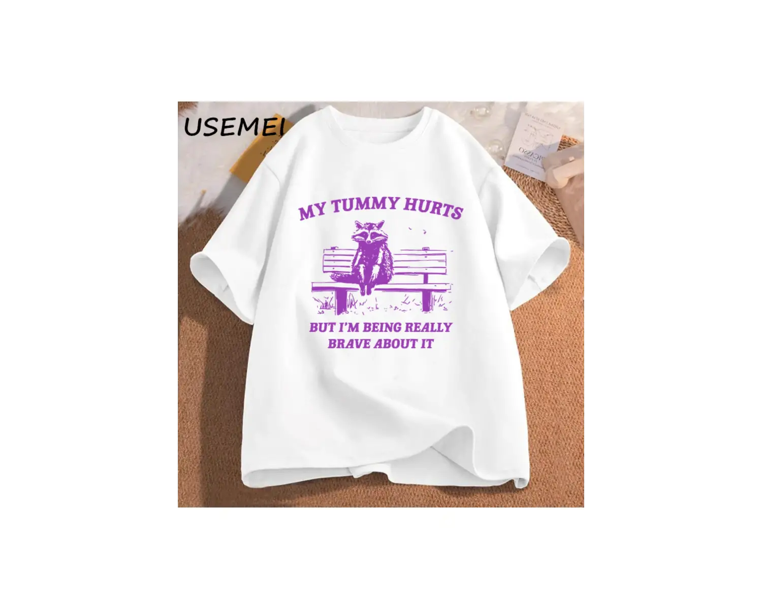 Erkek tişört benim karın acıyor ama bu konuda gerçekten cesur olmak tişörtleri komik grafik M 2835