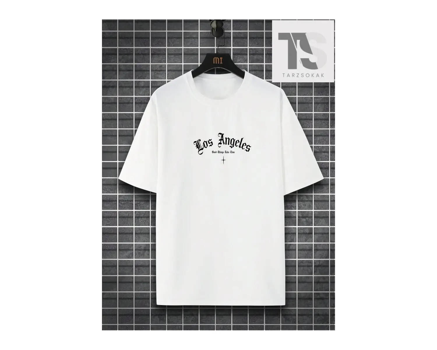 Erkek Yazılı Baskılı T-shirt