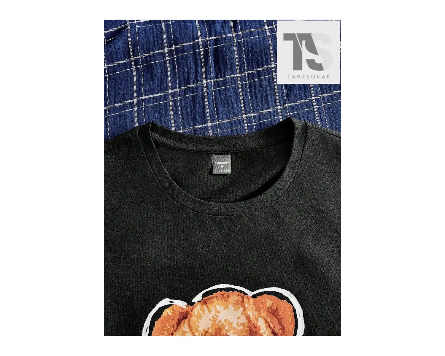 Erkek Yazılı Baskılı Tişört