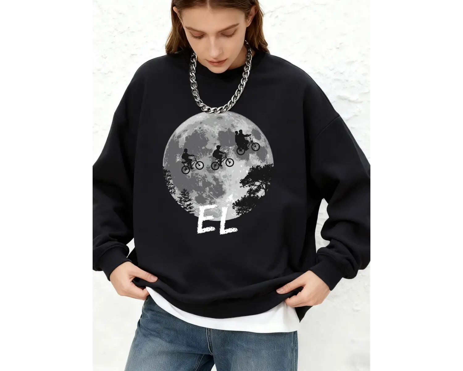 Erkekler Bisiklet Sürme Baskılı Tişörtler Bayan Kışlık Polar Sıcak Kapüşonlular Günlük Bisikl