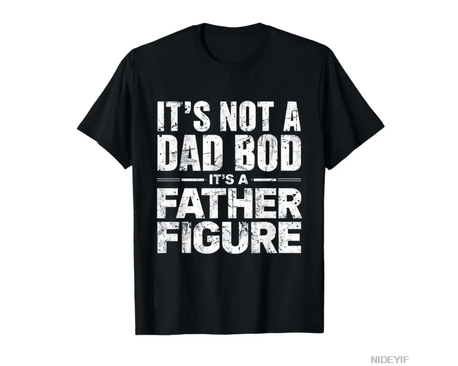 Erkekler İçin Baba Değilim, Babalık Figürüyüm Yazılı Babalar Günü Tişörtü, %100 Pamuk, Kısa