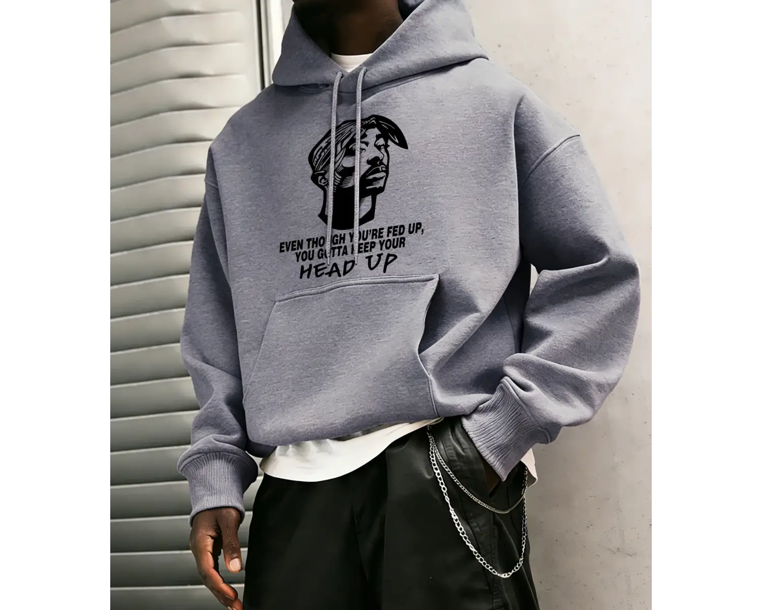 Erkekler için Günlük Ofis Sokak Giysisi Spor Cepli Giyim Modası Bol Kapüşonlu Üstler Sonbahar