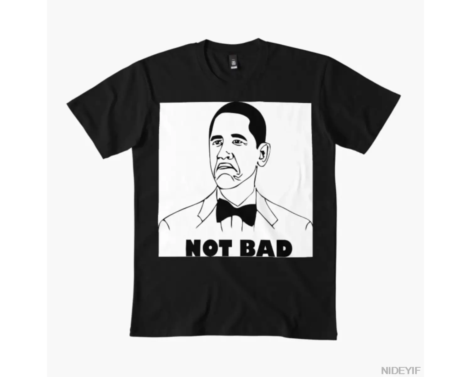 Erkekler Kadınlar için Değil Kötü Meme Yüz T-shirt % 100% Pamuklu Tişörtler Kısa Kollu Üstler