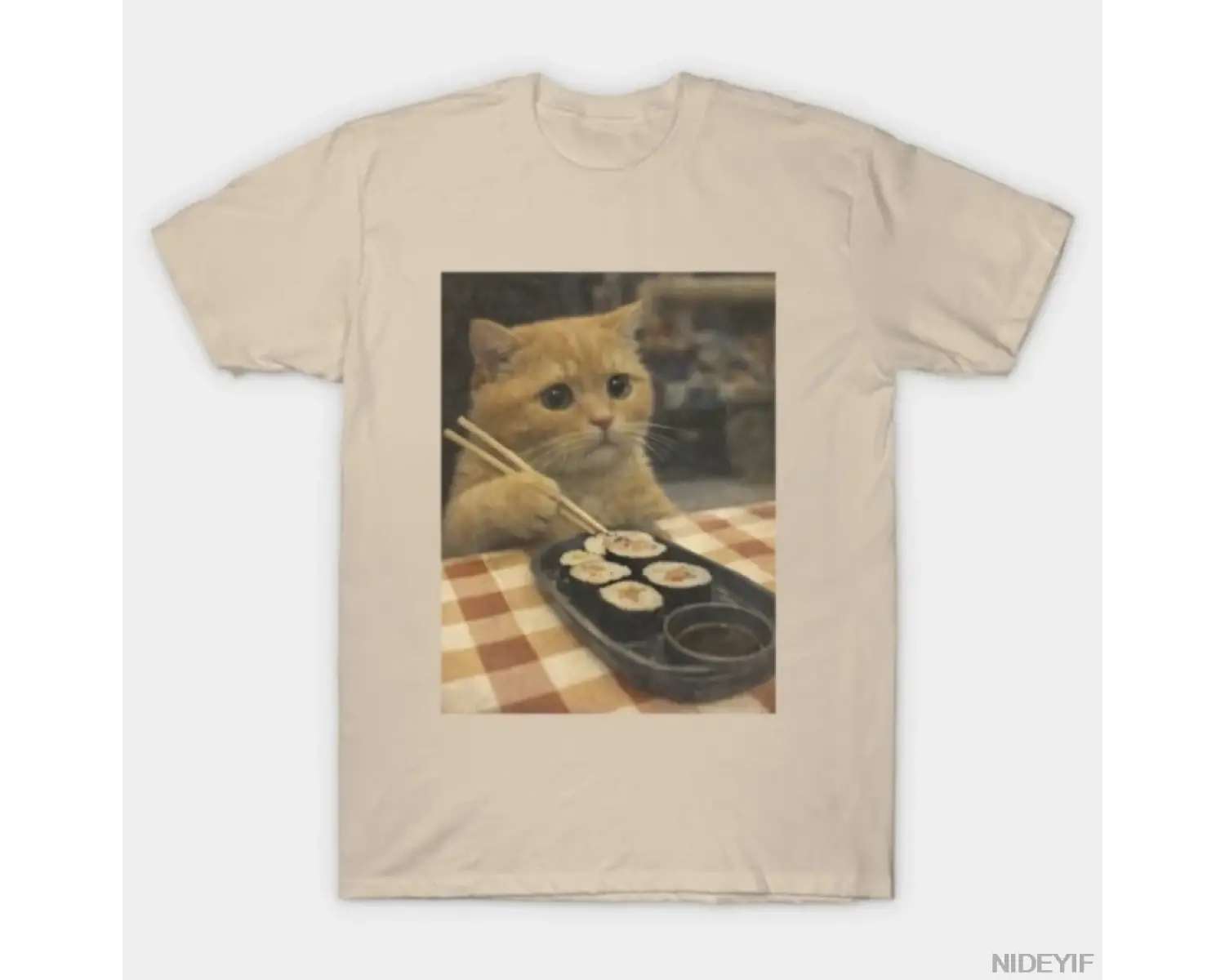 Erkekler Kadınlar İçin Kedi Tişörtü %100 Pamuklu Tişörtler Kısa Kollu Üstler 0102-2