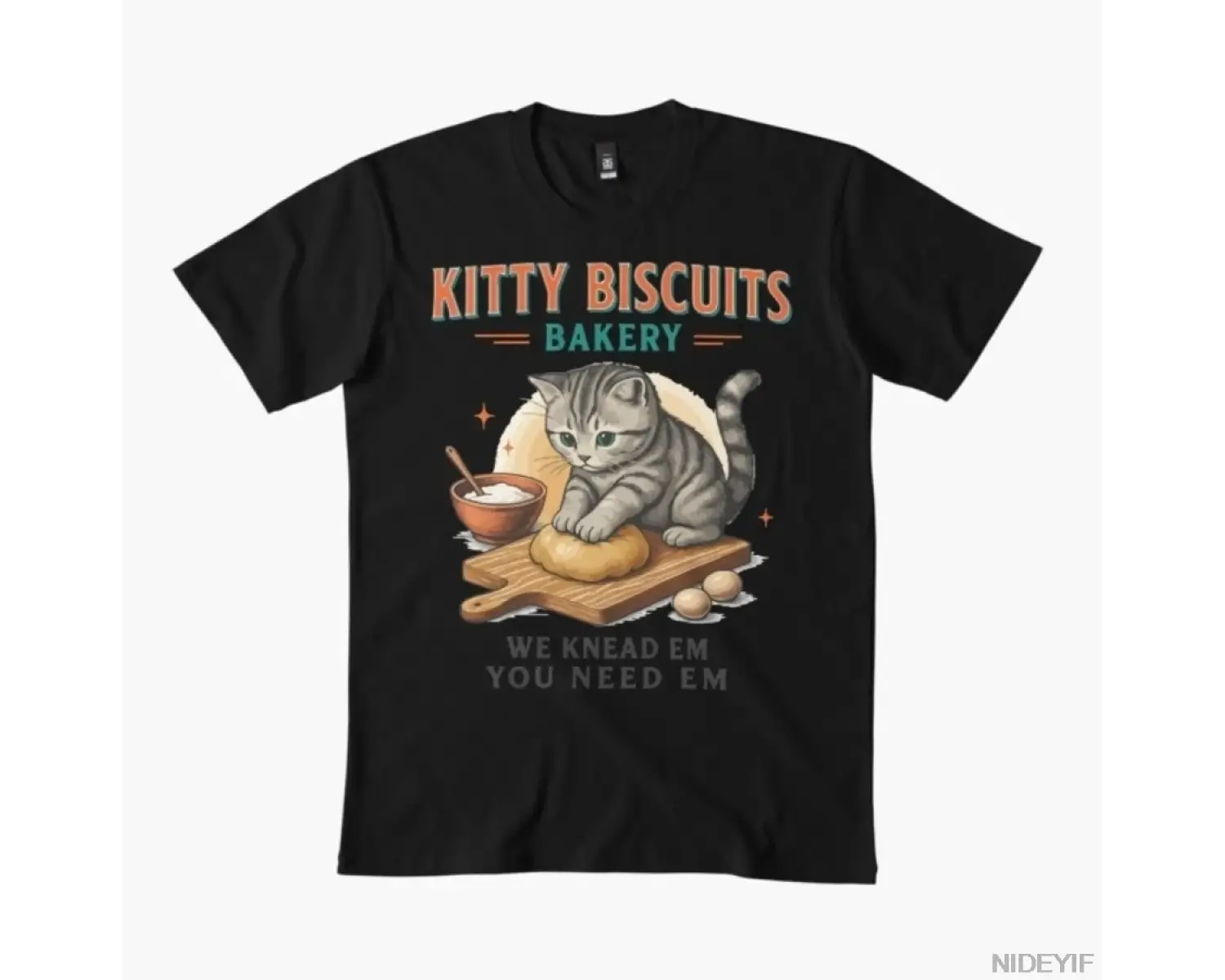 Erkekler Kadınlar İçin Komik Kedi Tişörtü %100 Pamuklu Tişörtler Kısa Kollu Üstler 1215-2