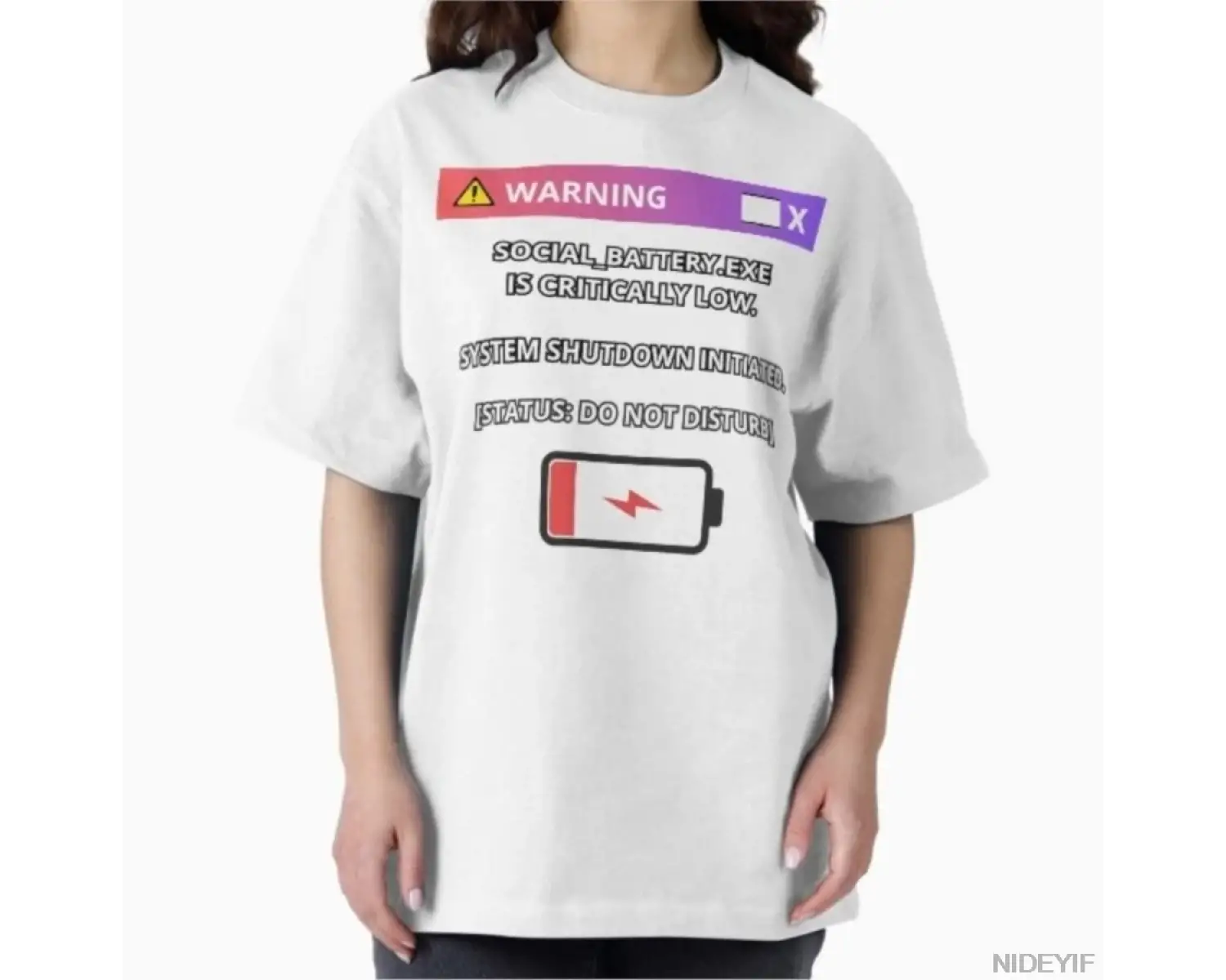 Erkekler Kadınlar İçin Kritik Hata Tişörtü %100 Pamuklu Tişörtler Kısa Kollu Üstler 1208-4