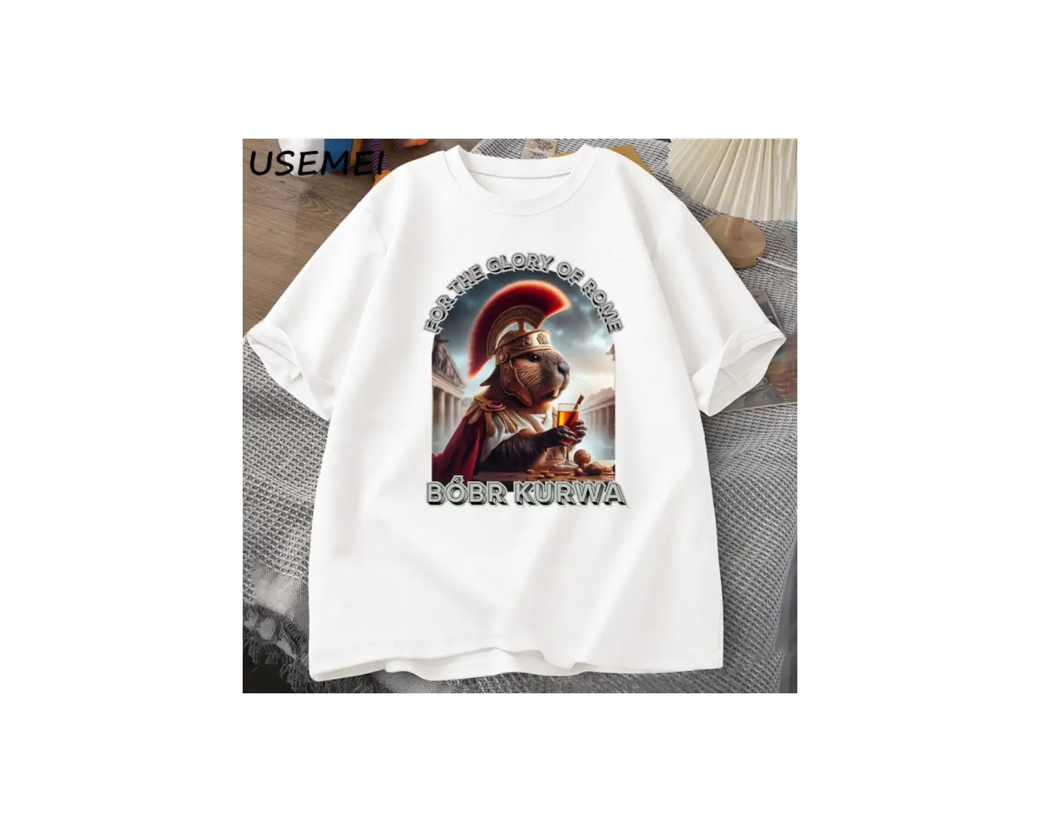 Erkekler T-Shirt adam Bober Bóbr Beaver Boberek T-Shirt pamuk karikatür grafik T Shirt Unisex 3049