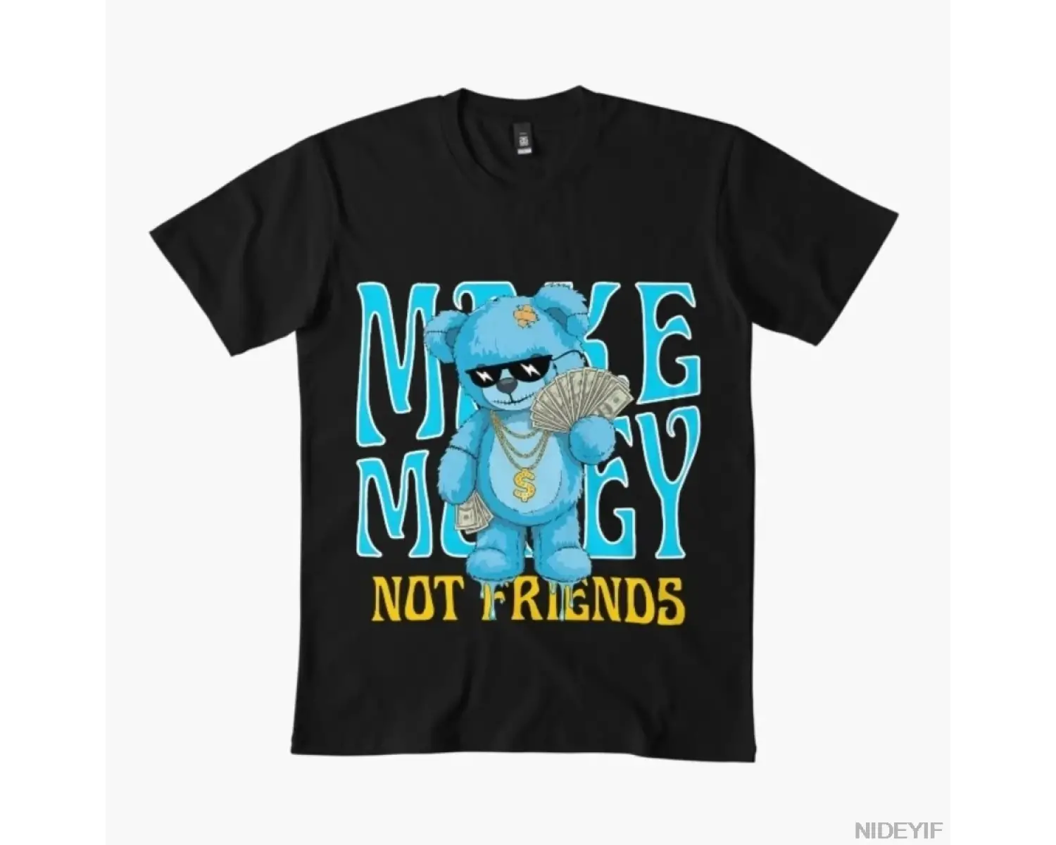 Eşleşen Para Arkadaş Değil Ayı T-shirt Erkekler Kadınlar Için % 100% Pamuklu T Shirt 3XS-3XL