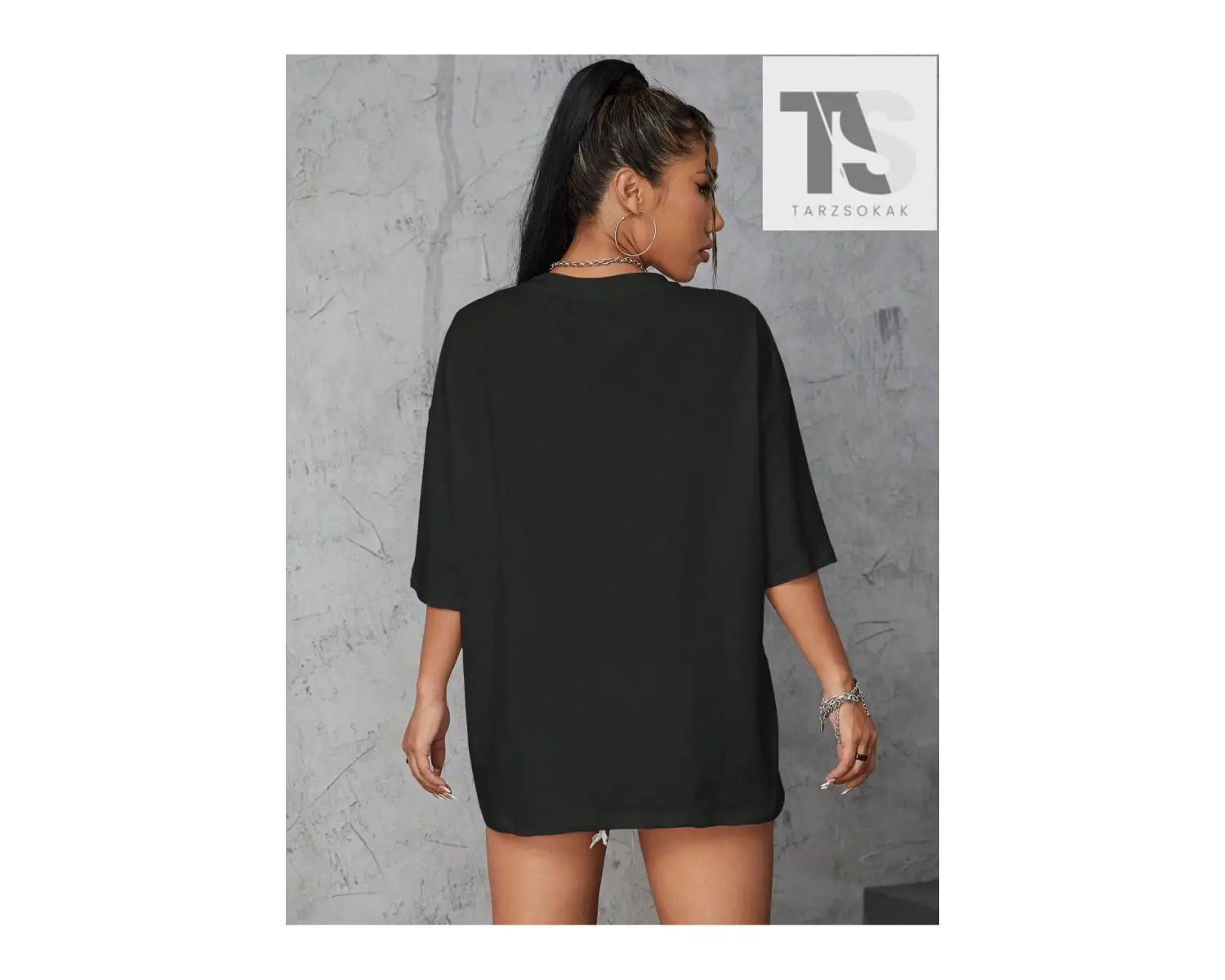 Essnce Expression Baskılı Omuz Tişörtü