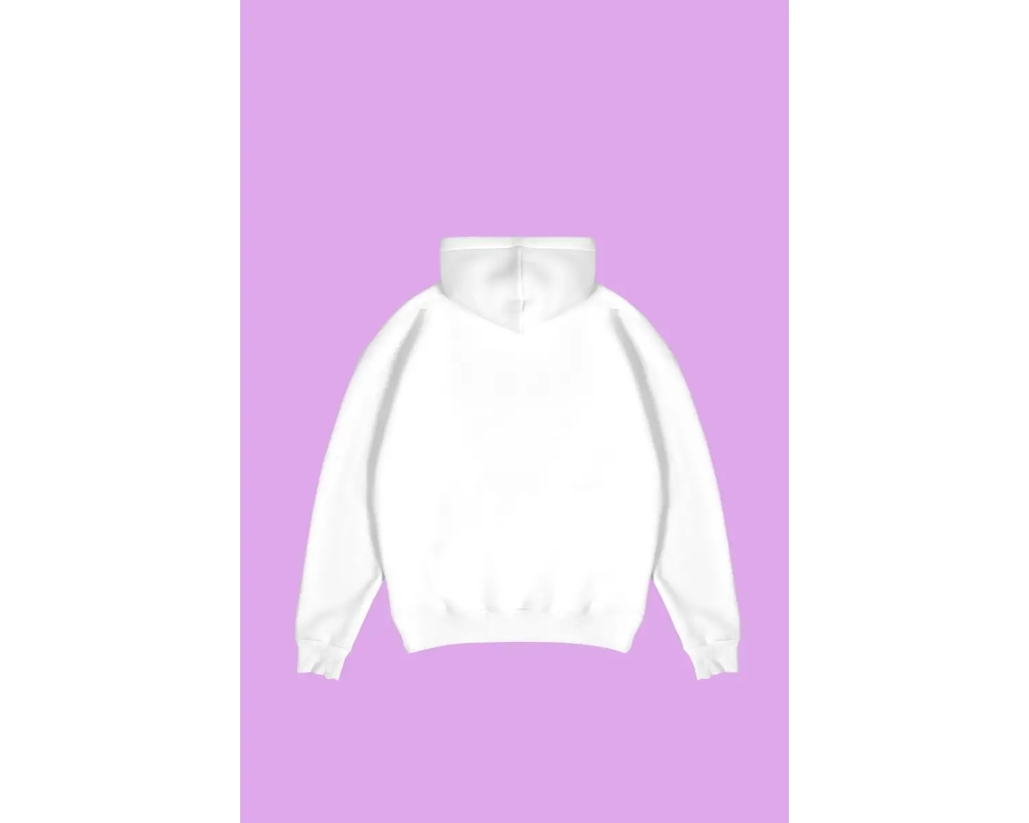 Eternal Text Baskılı Oversize Unisex Beyaz