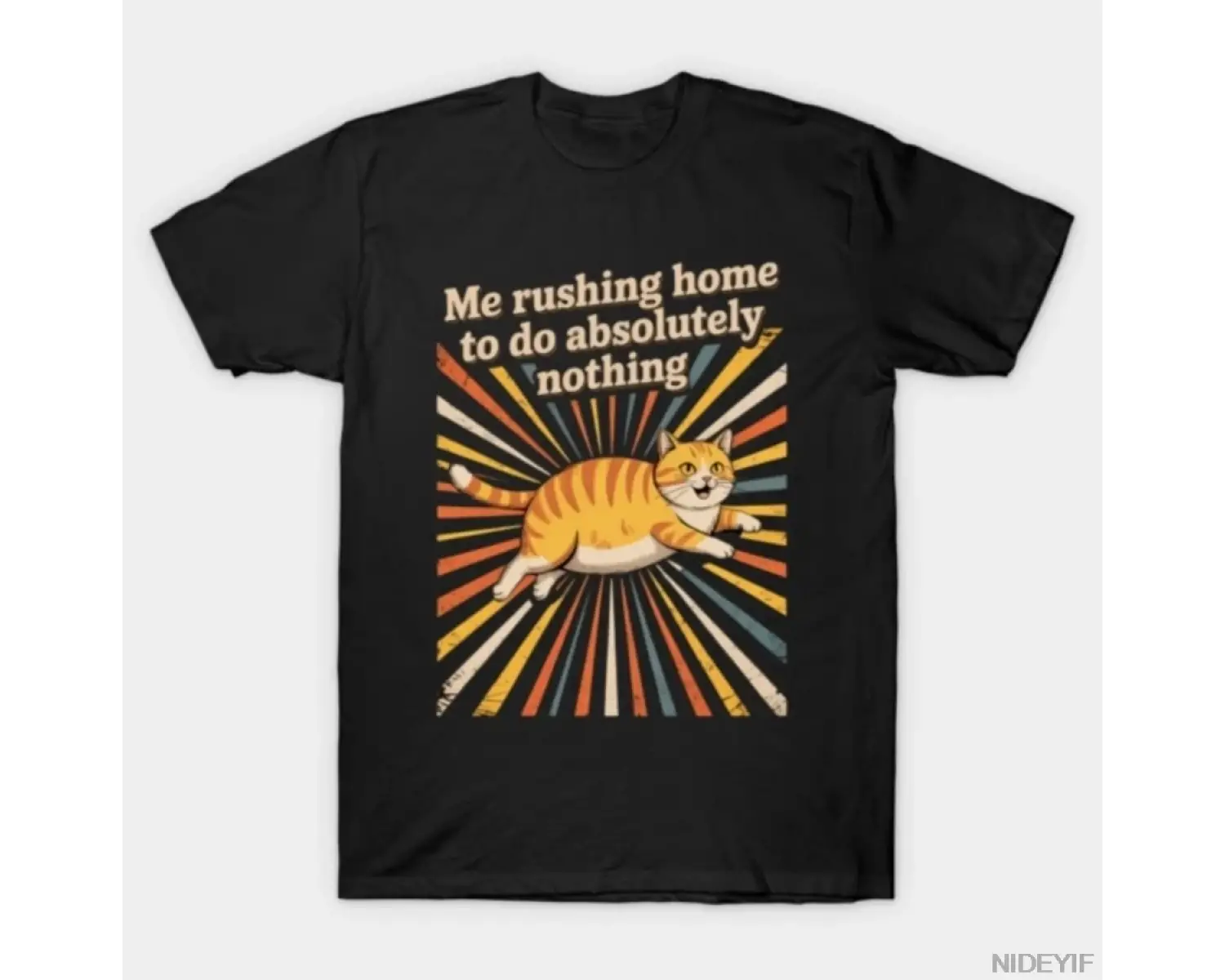 Ev Hiçbir Şey Yapmak İçin Uygun Mizah Tişörtü Erkekler Kadınlar İçin %100 Pamuklu Tişörtler K