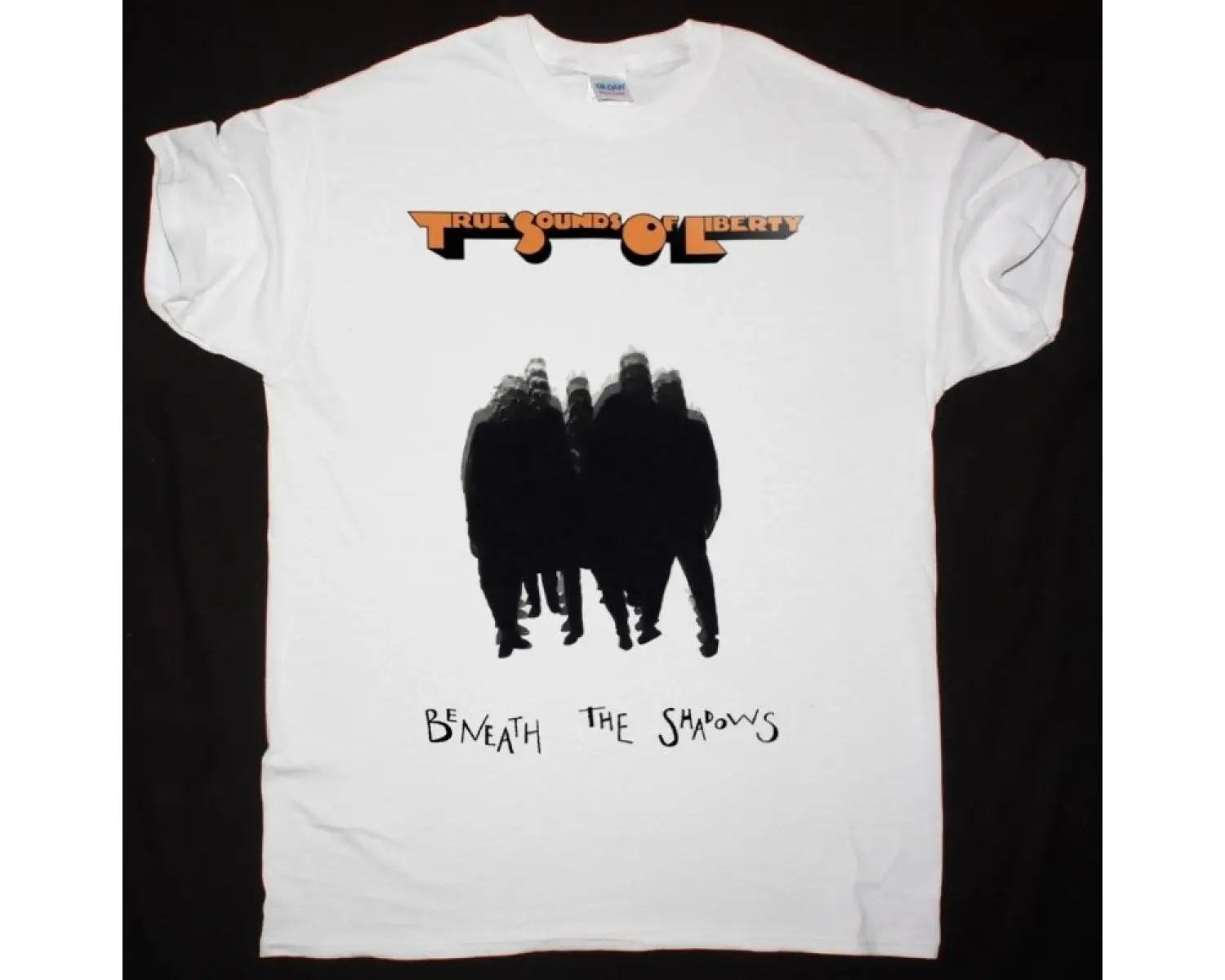 EVANESCENCE DISTRESSED STAMPED NEW BLACK T SHIRT ÖN BASKILI