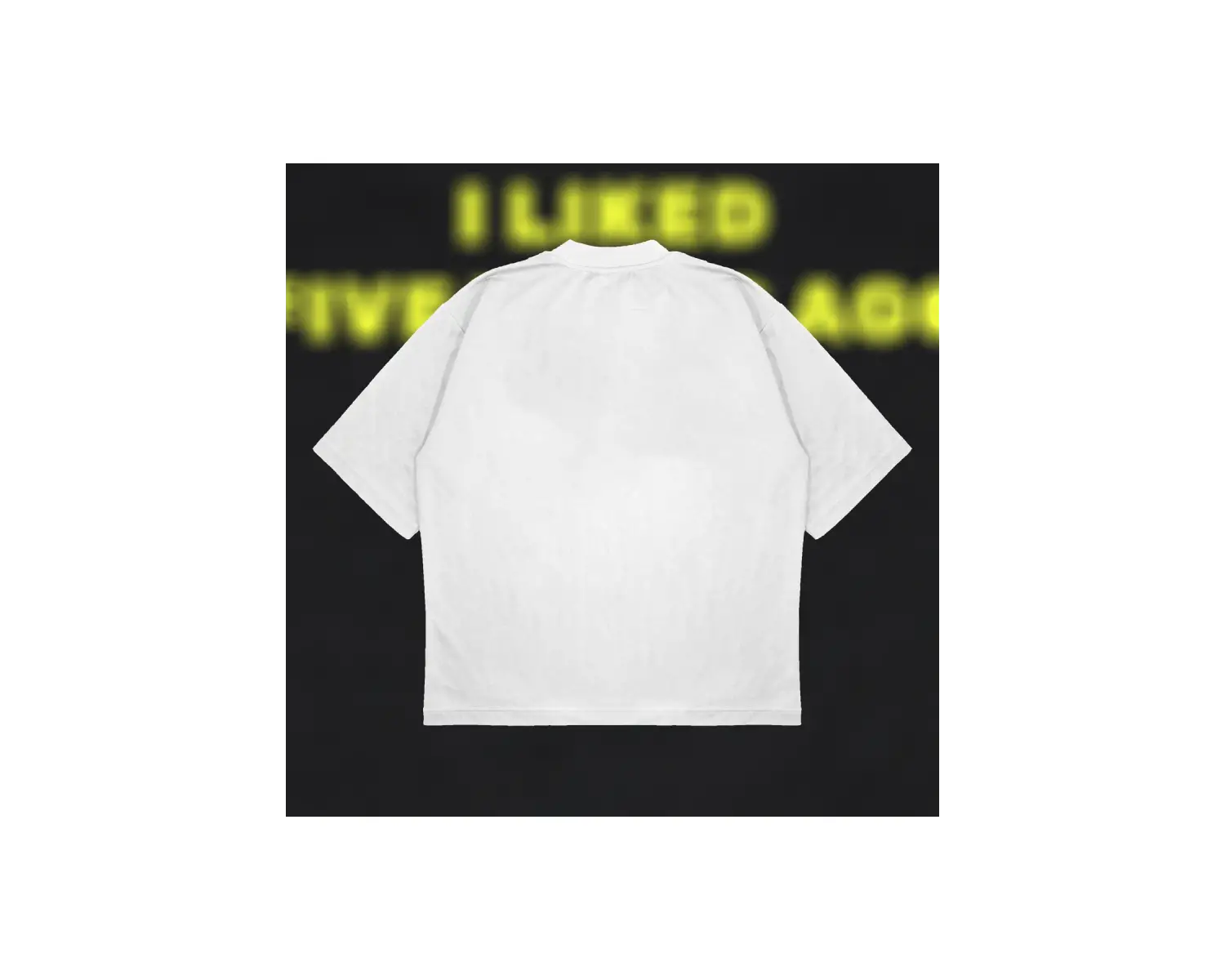 Everything You Like Oversize Unisex Pamuklu Nefes Alan Kalın Kumaşlı