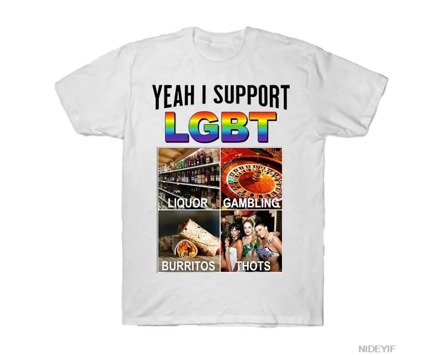 EVET BEN LGBT MEMEİ DESTEKLEYİYORUM Erkekler Kadınlar İçin %100 Pamuklu Tişörtler Kısa Kollu