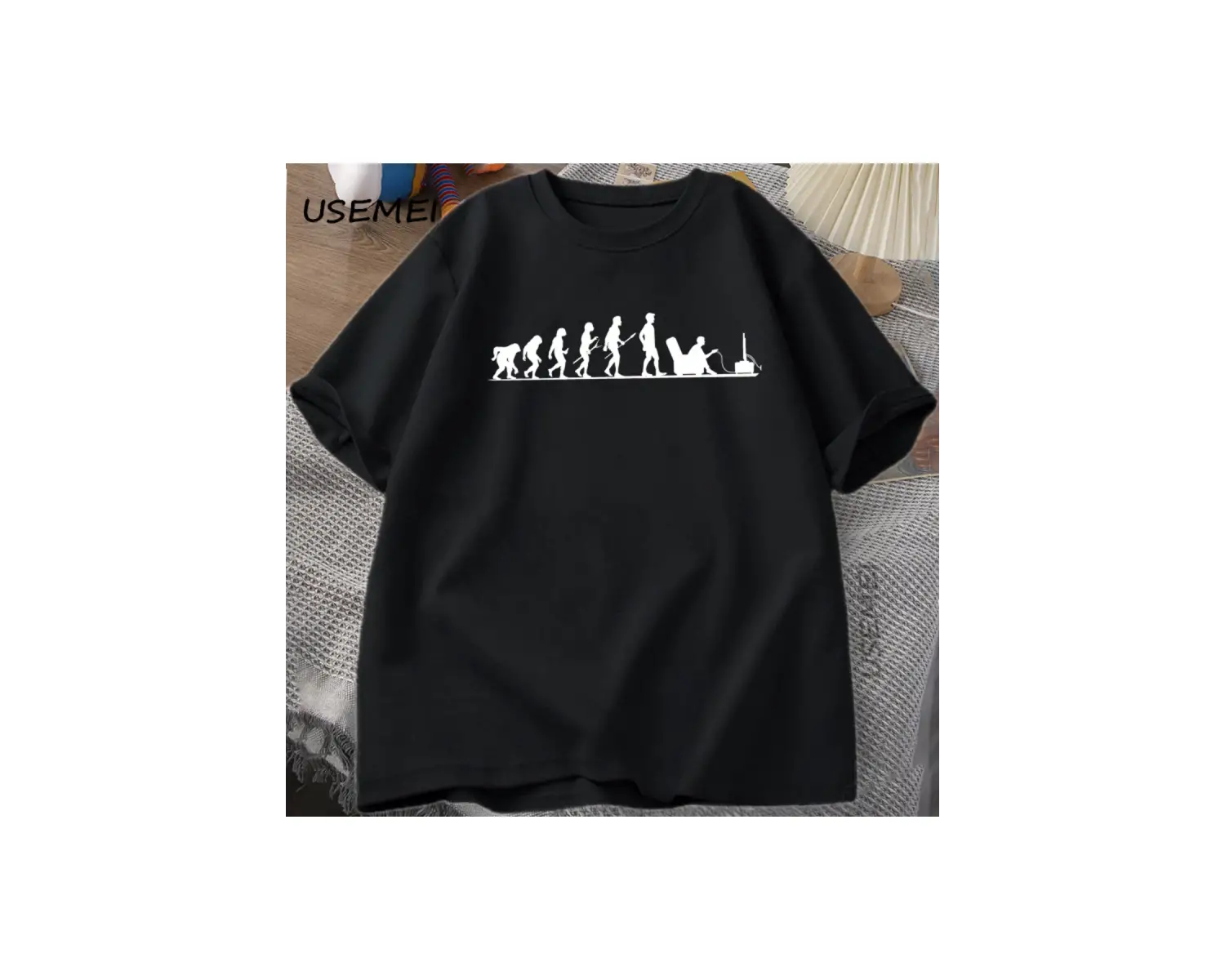 Evolution Gamer T-Shirt Komik Gamer erkek Oyun T Shirt babalar Günü Hediyesi Erkek Giyim Pamu 2895