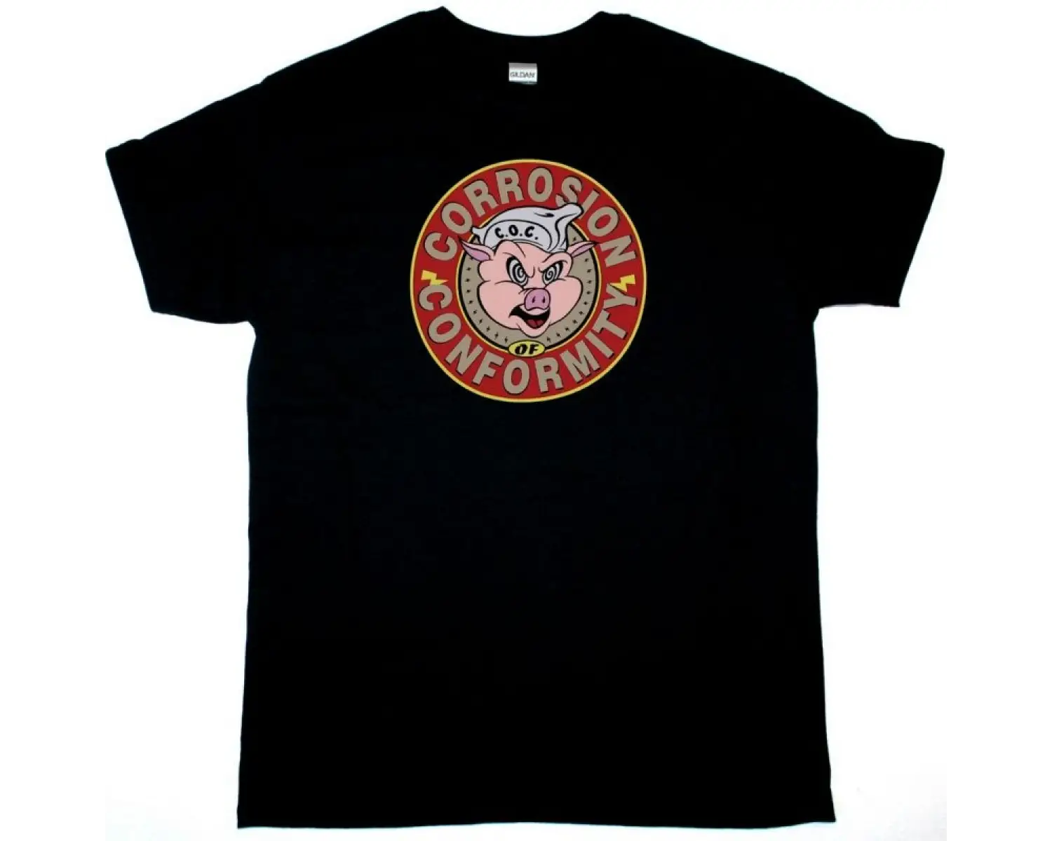 FACE TO FACE OVER IT 1994 TOUR NEW BLACK T SHIRT ÖN VE ARAKA BASKILI