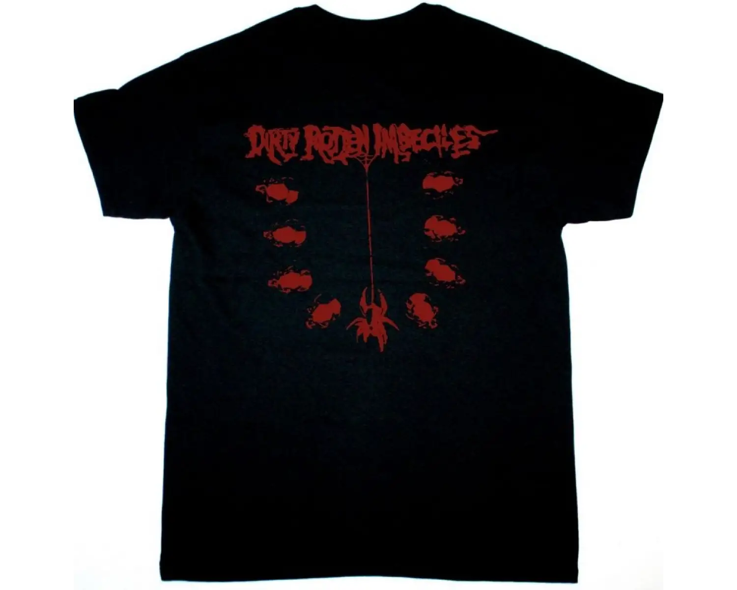 FAITH NO MORE BAND NEW WHITE T-SHIRT ÖN VE ARAKA BASKILI