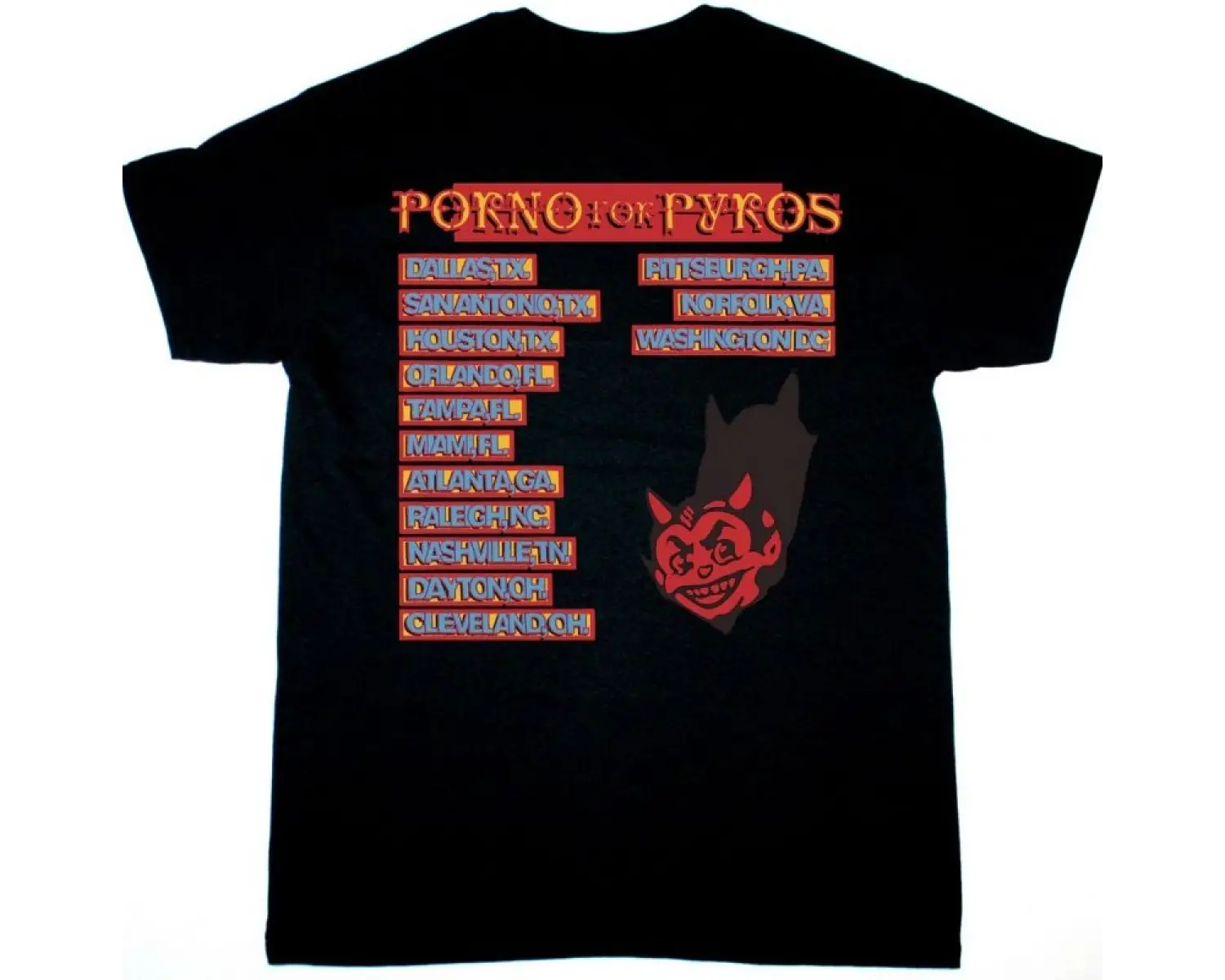 FAITH NO MORE CLASSIC LOGO V2 NEW WHITE T-SHIRT ÖN VE ARAKA BASKILI