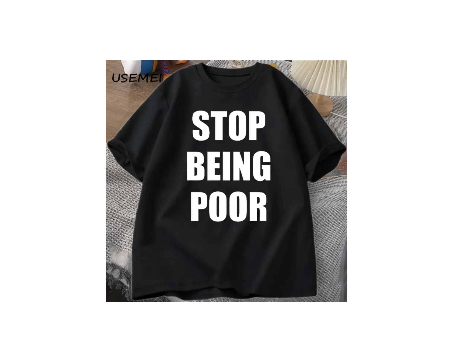 Fakir olmak durdurmak TShirt kadınlar rahat pamuk baskılı tişört Y2K ünlü ilham grafik T-shir 3000