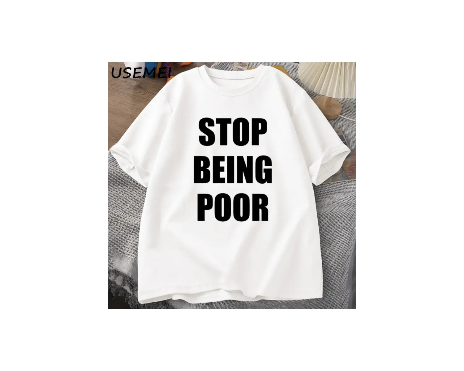 Fakir olmak durdurmak TShirt kadınlar rahat pamuk baskılı tişört Y2K ünlü ilham grafik T-shir 3000